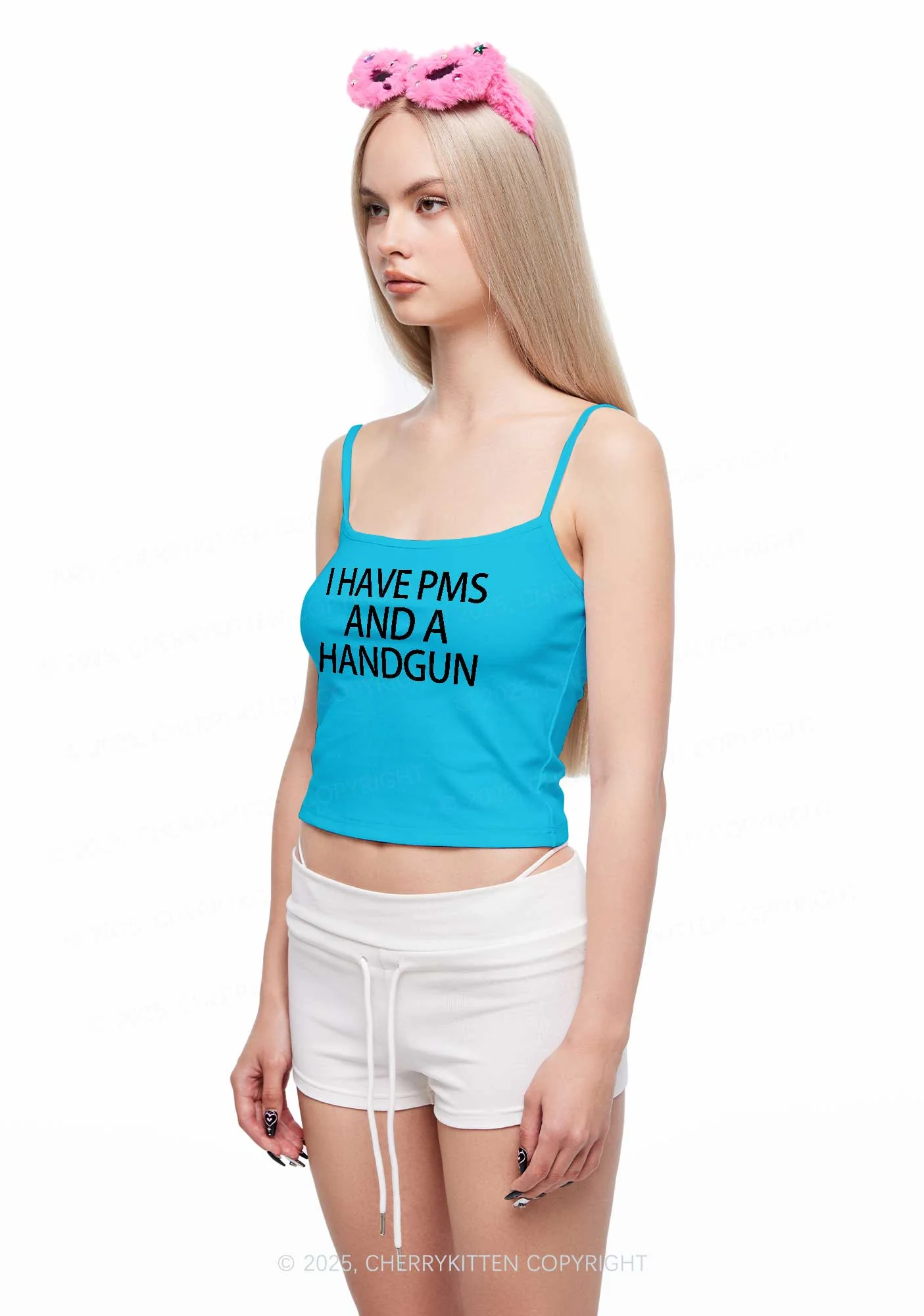 I Have Pms Y2K Spaghetti Strap Cami Cherrykitten - Image 2