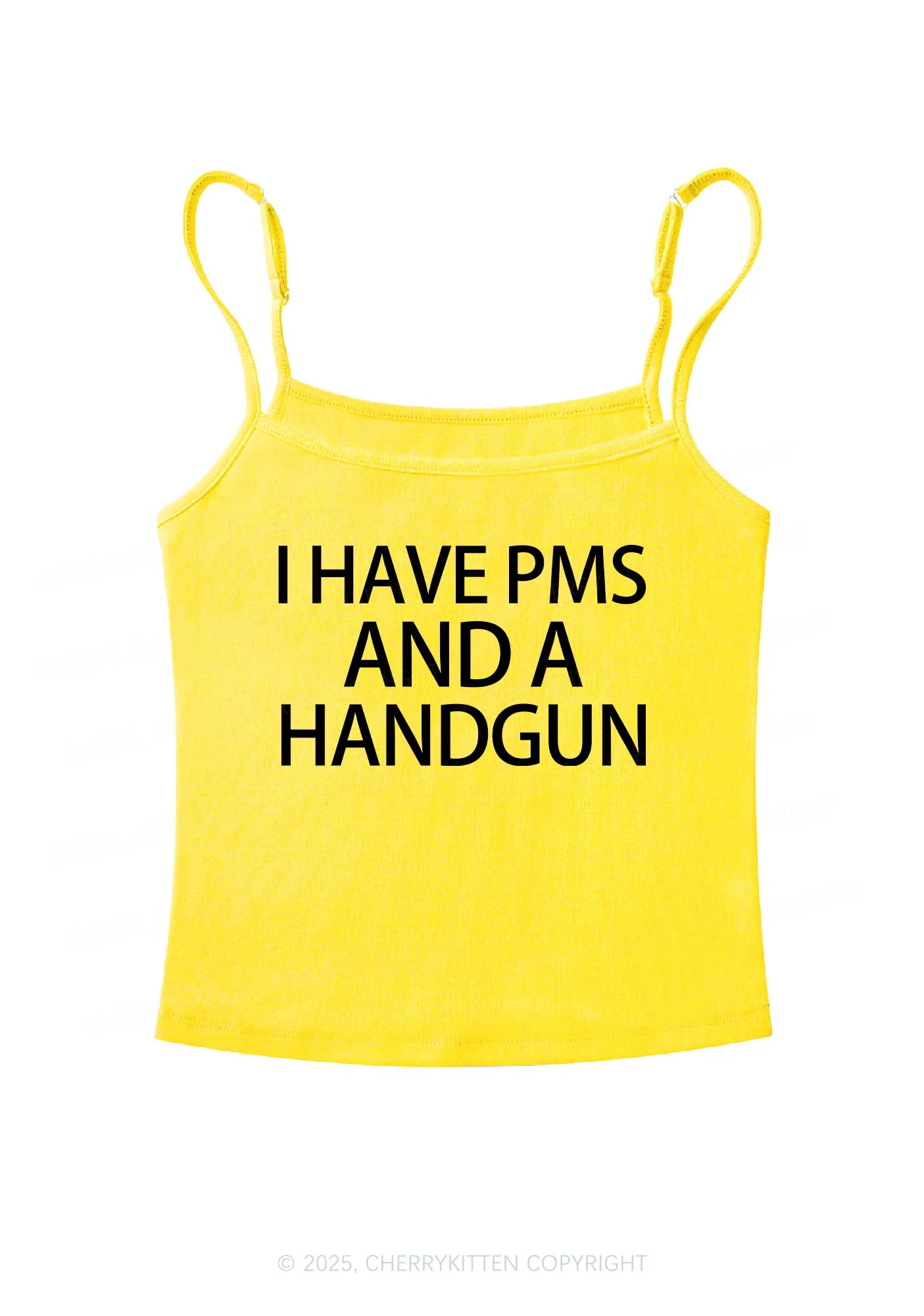 I Have Pms Y2K Spaghetti Strap Cami Cherrykitten - Image 6