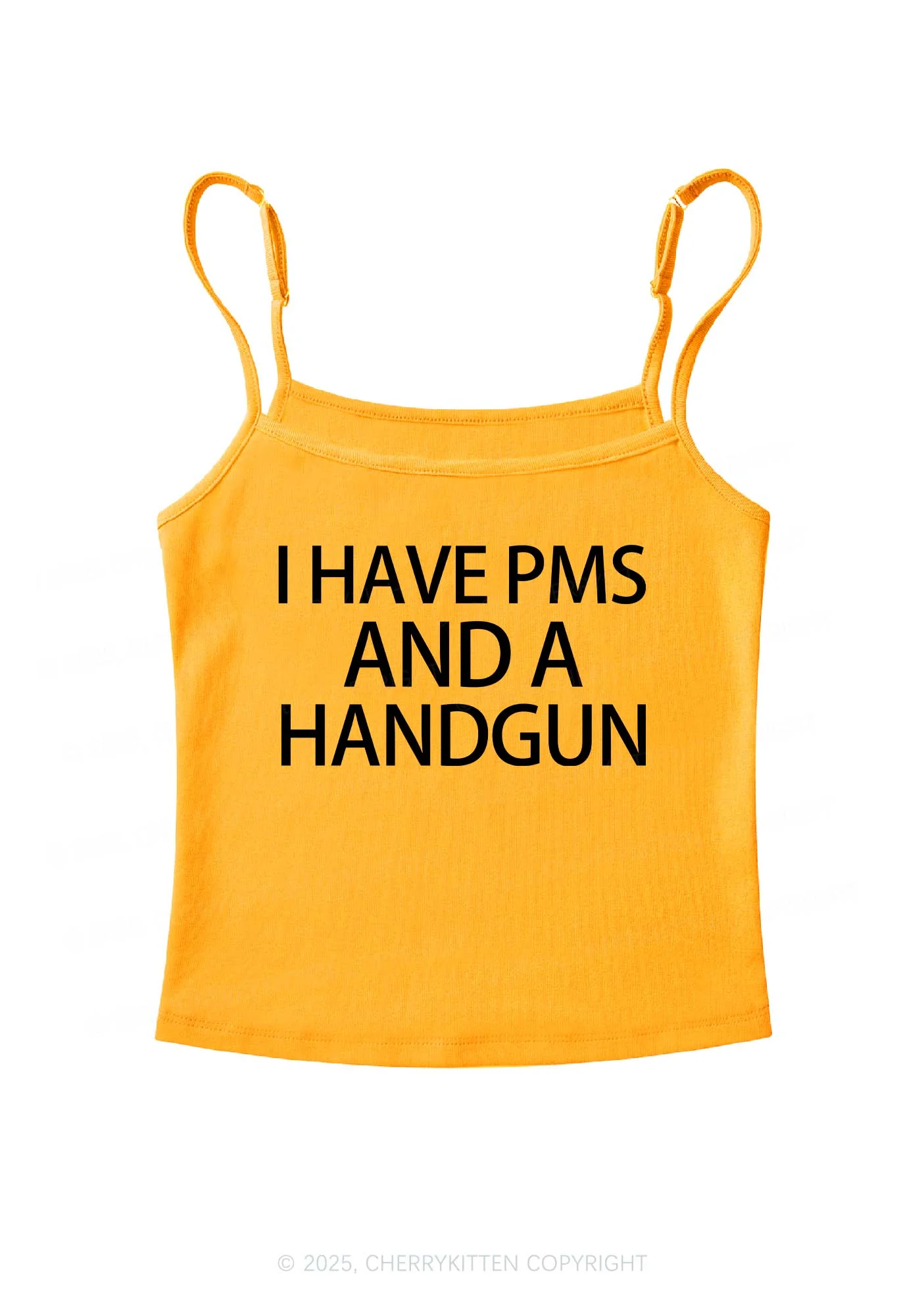 I Have Pms Y2K Spaghetti Strap Cami Cherrykitten - Image 7