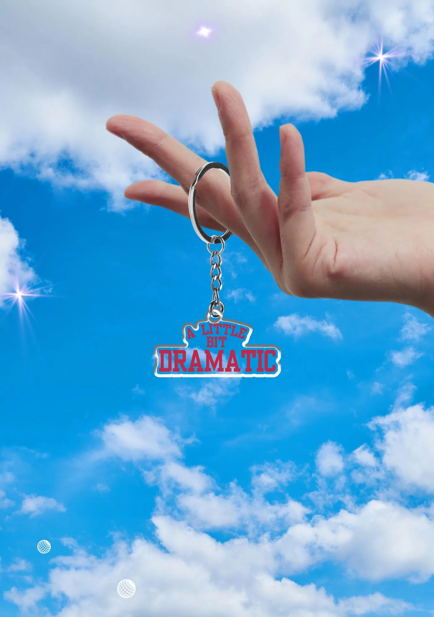 A Little Bit Dramatic 1Pc Y2K Keychain Cherrykitten - Image 2