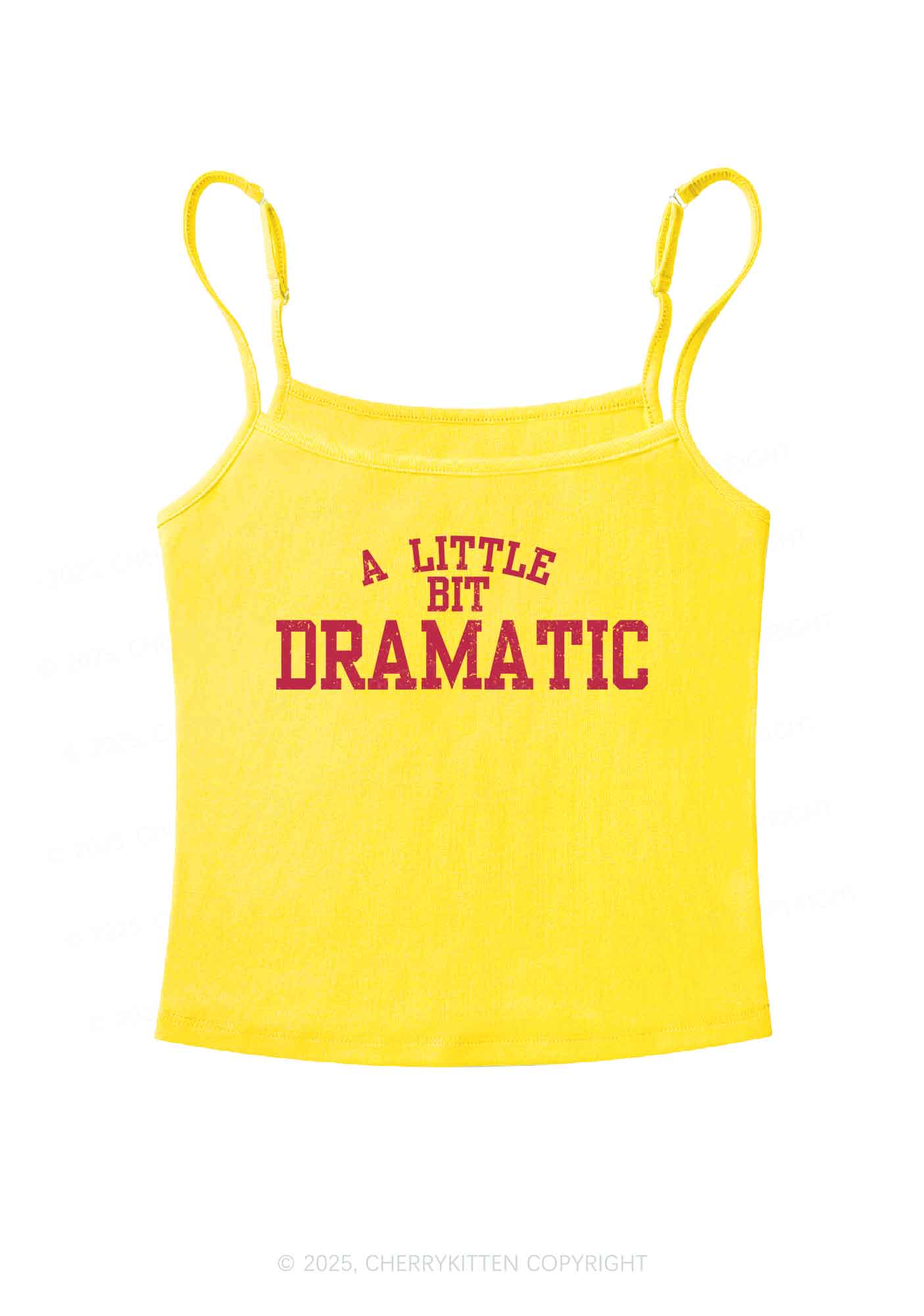 A Little Bit Dramatic Y2K Spaghetti Strap Cami Cherrykitten - Image 7