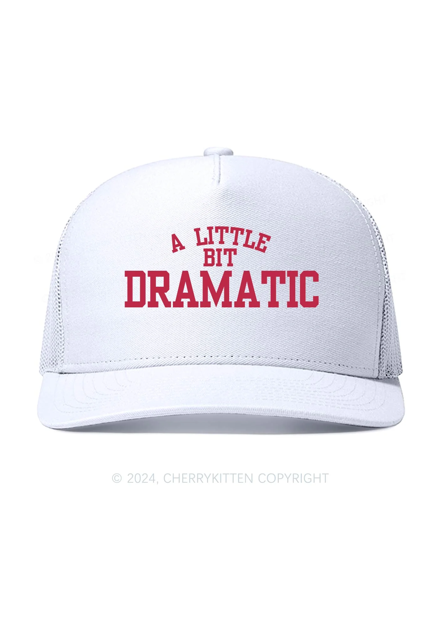 A Little Bit Dramatic Y2K Trucker Mesh Hat Cherrykitten - Image 2