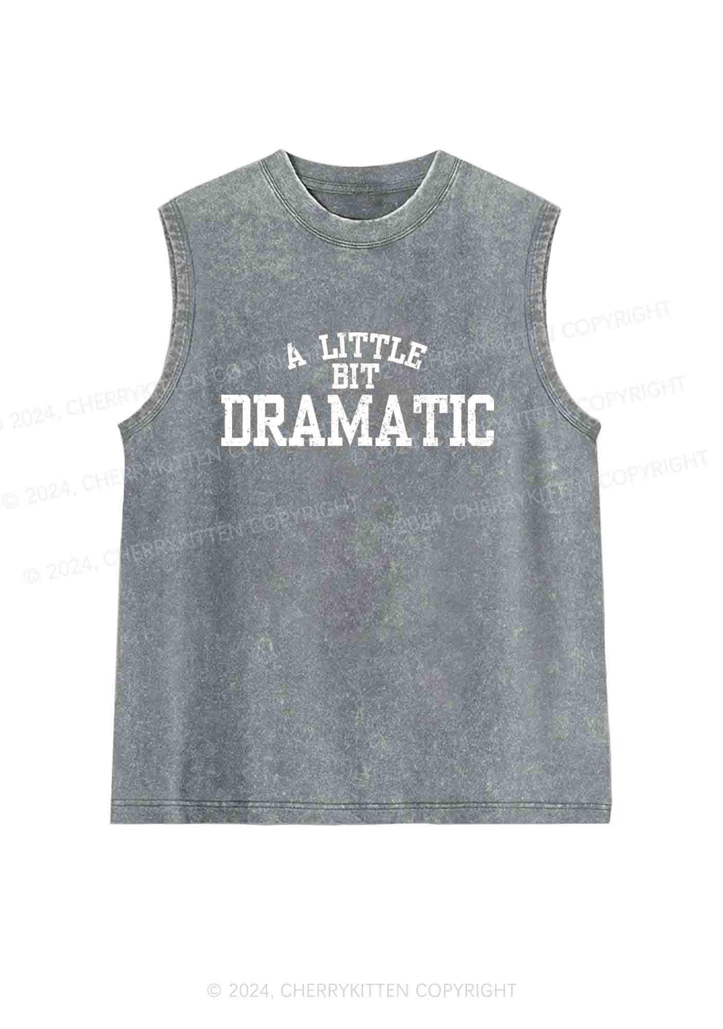 A Little Bit Dramatic Y2K Washed Tank Cherrykitten - Image 5