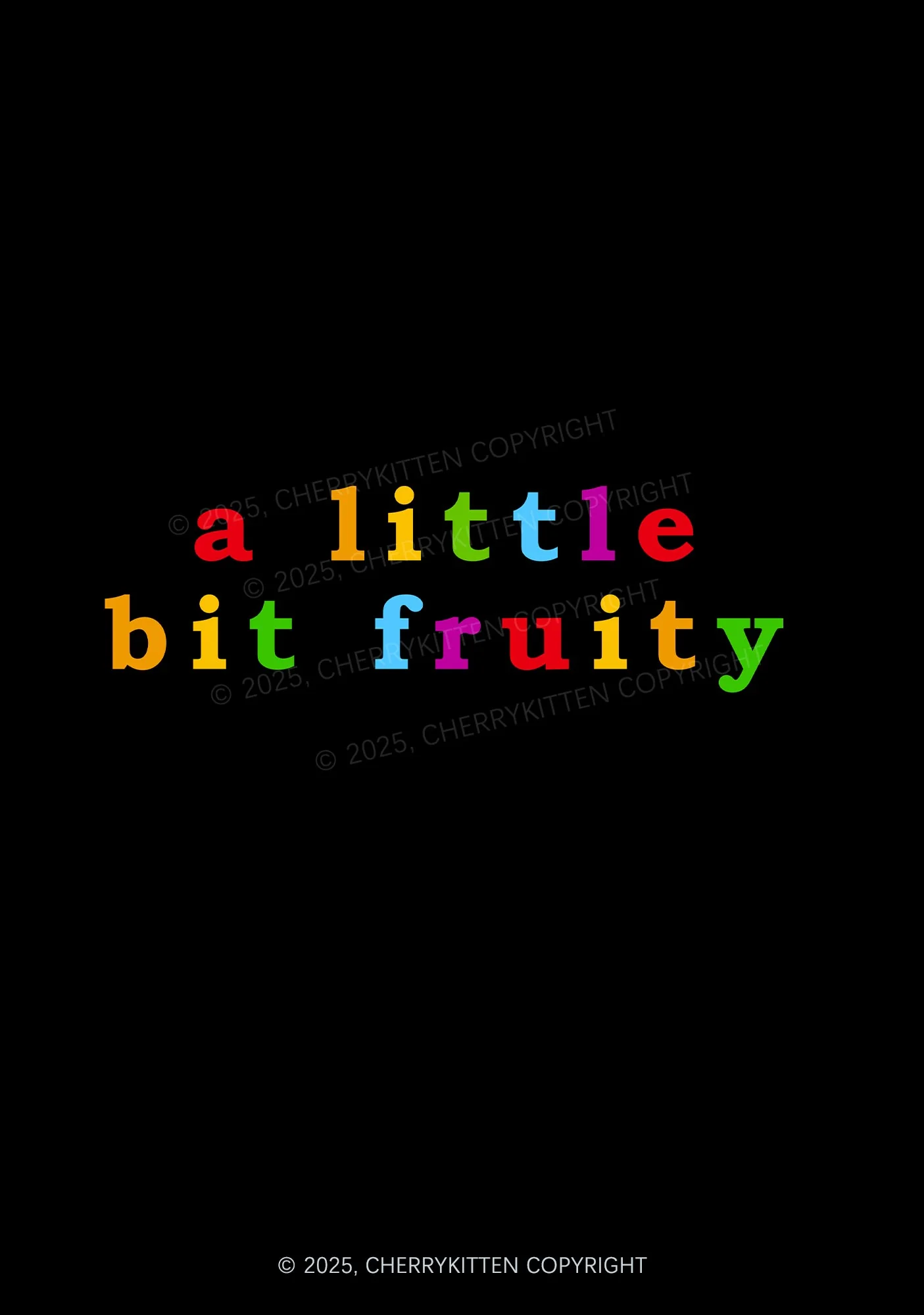 A Little Bit Fruity Pride 1Pc Y2K Pin Badge Cherrykitten - Image 2