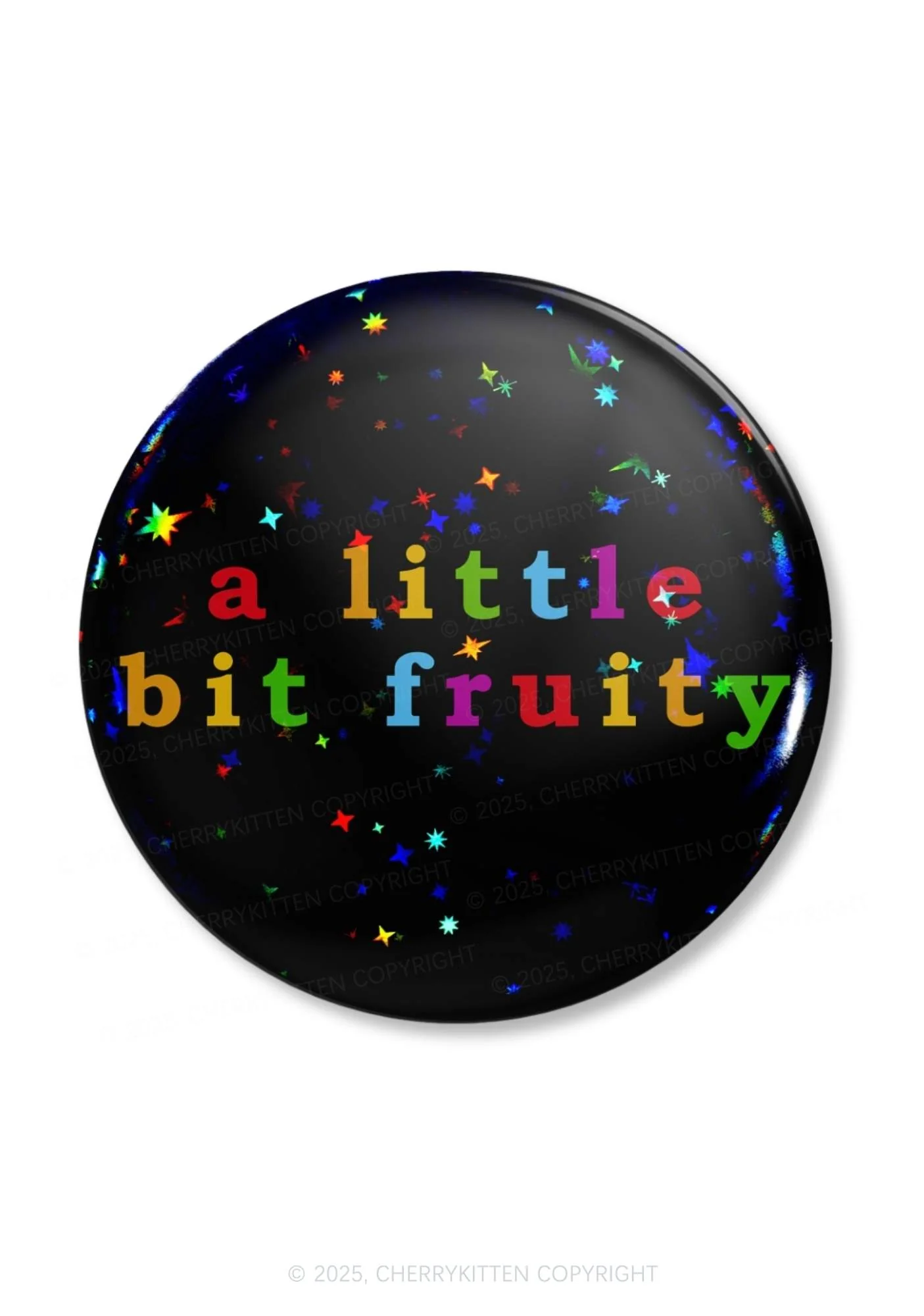 A Little Bit Fruity Pride 1Pc Y2K Pin Badge Cherrykitten - Image 3