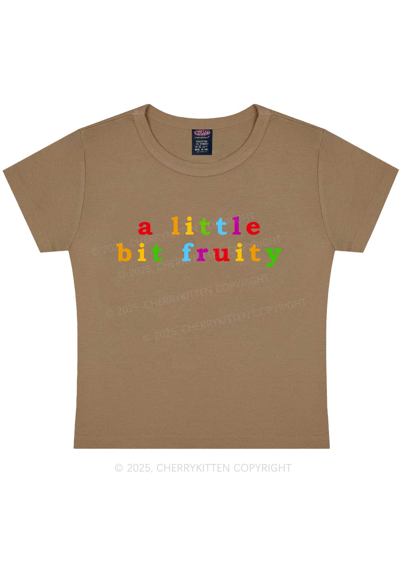 A Little Bit Fruity Y2K Baby Tee Cherrykitten - Image 10