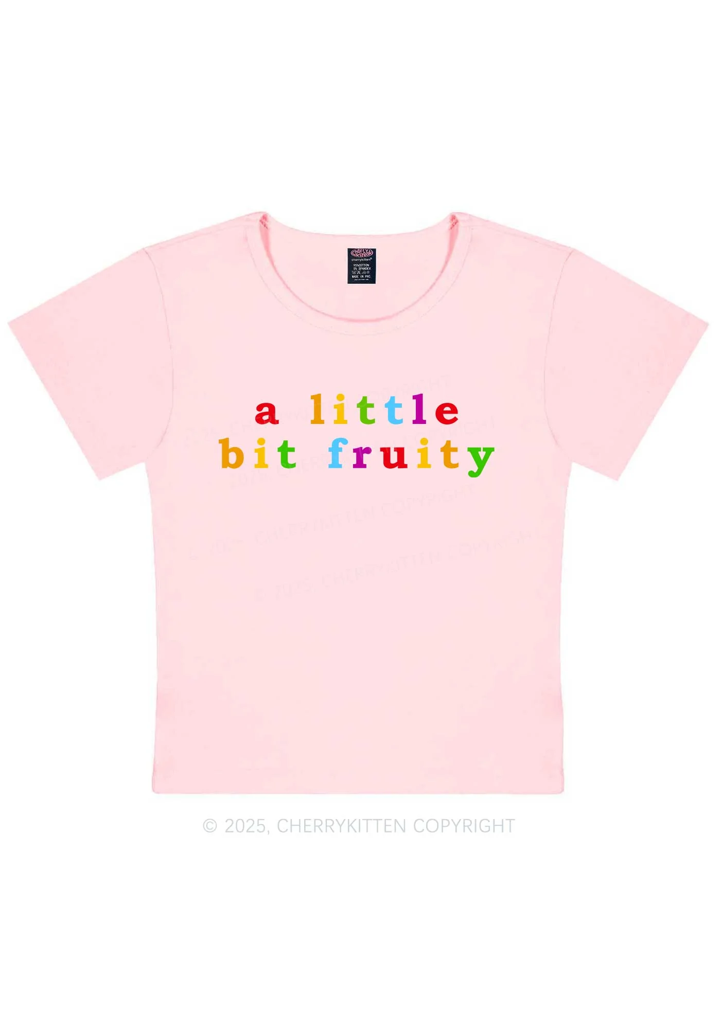 A Little Bit Fruity Y2K Baby Tee Cherrykitten - Image 11