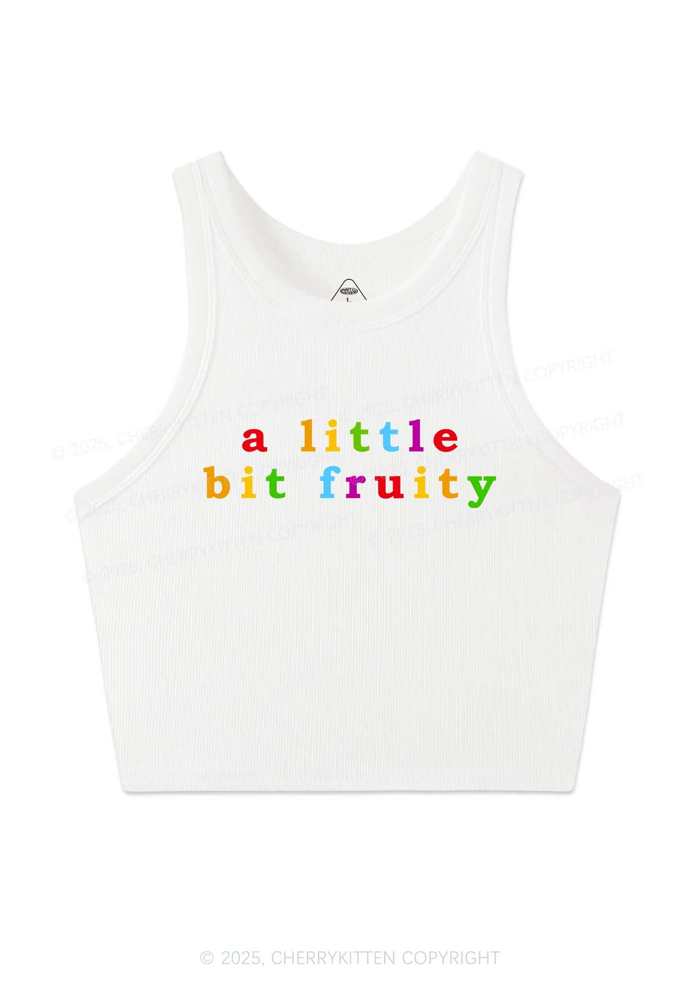 A Little Bit Fruity Y2K Crop Tank Top Cherrykitten - Image 3