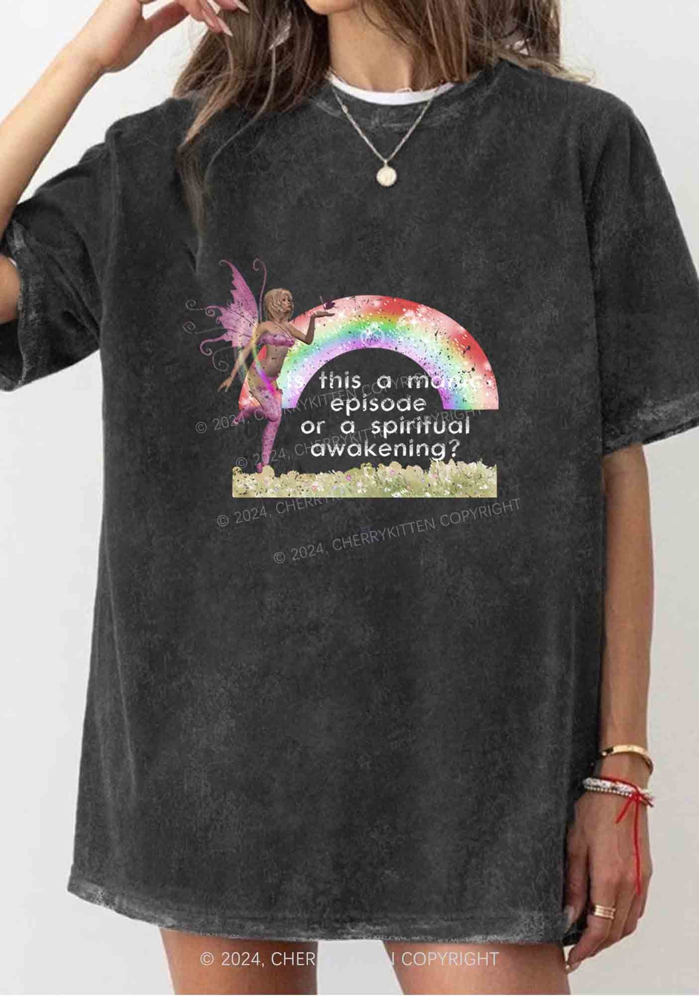 A Manic Episode Y2K Washed Tee Cherrykitten - Image 2