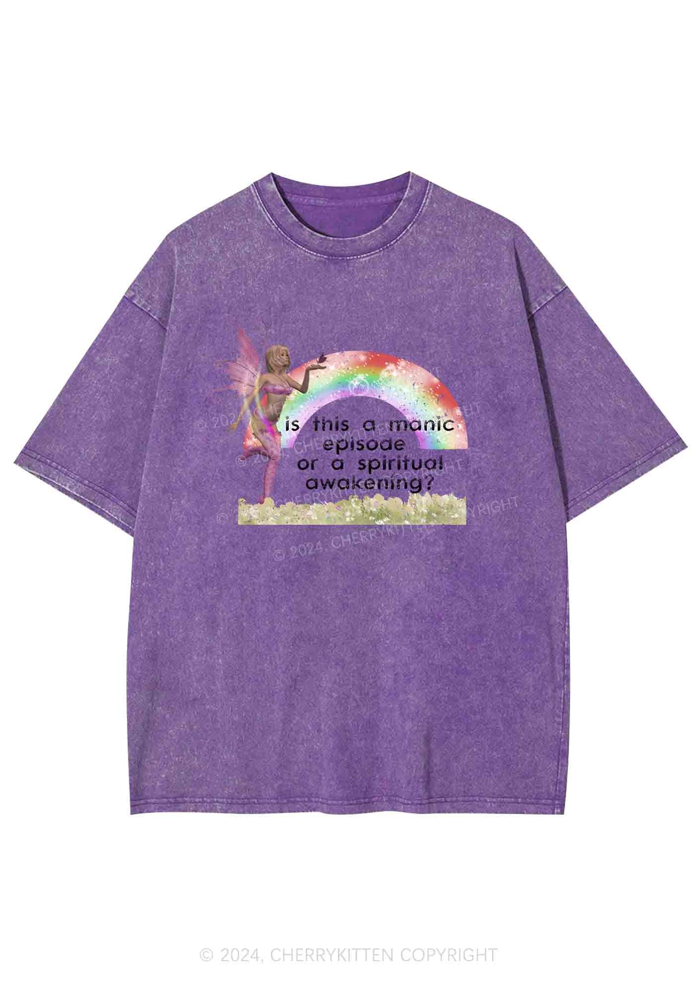 A Manic Episode Y2K Washed Tee Cherrykitten - Image 5