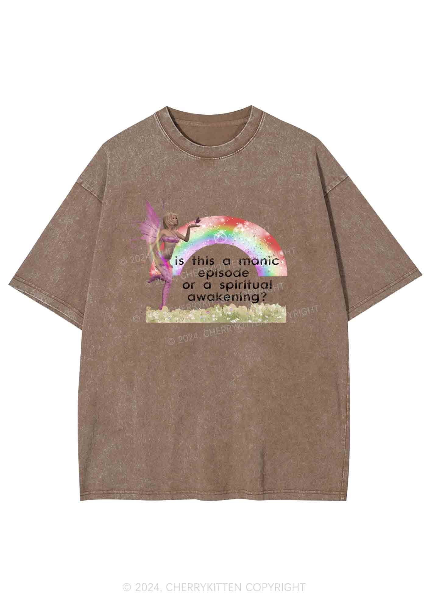 A Manic Episode Y2K Washed Tee Cherrykitten - Image 7