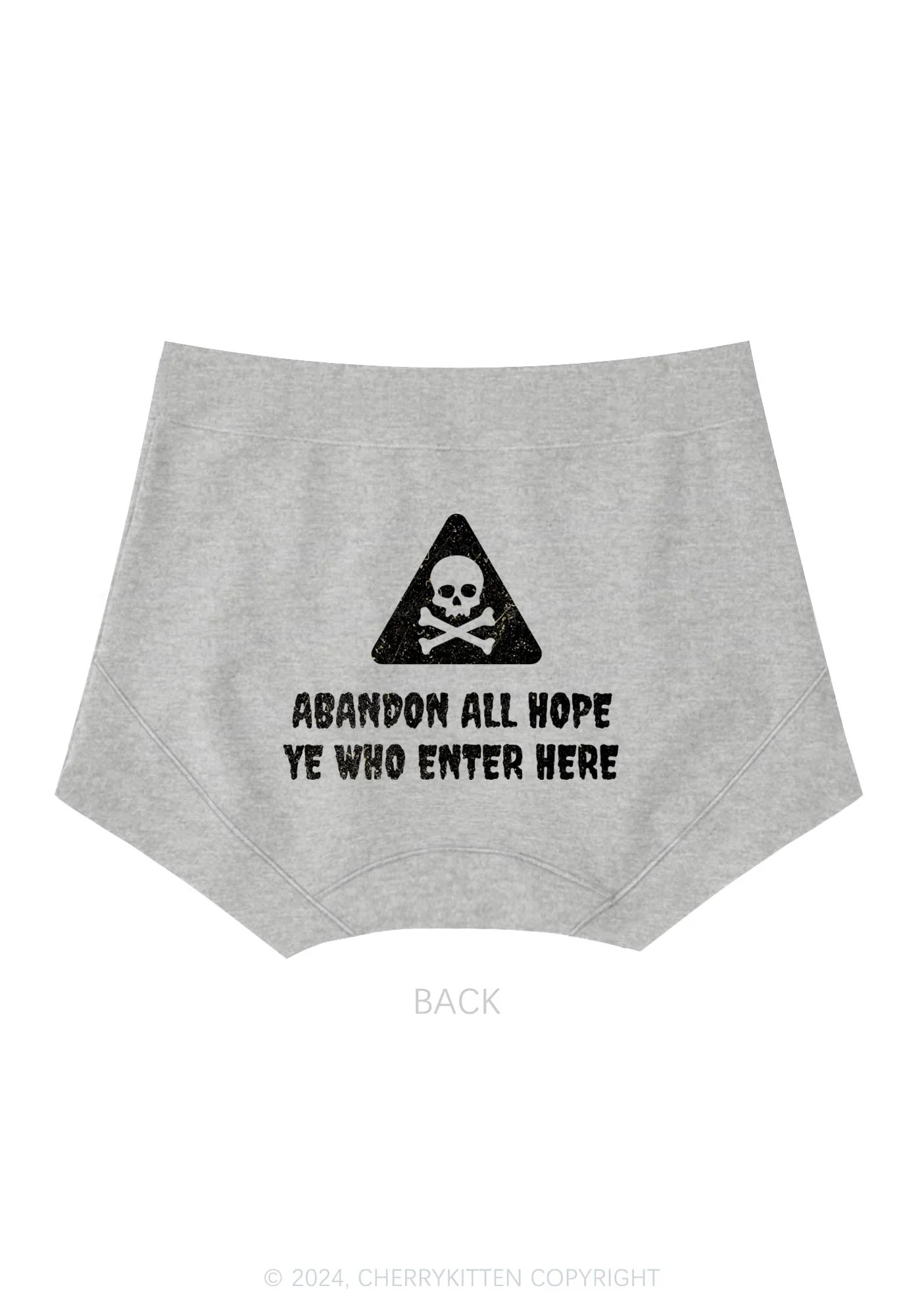 Abandon All Hope Y2K Mid Rise Waist Boyshort Cherrykitten - Image 5