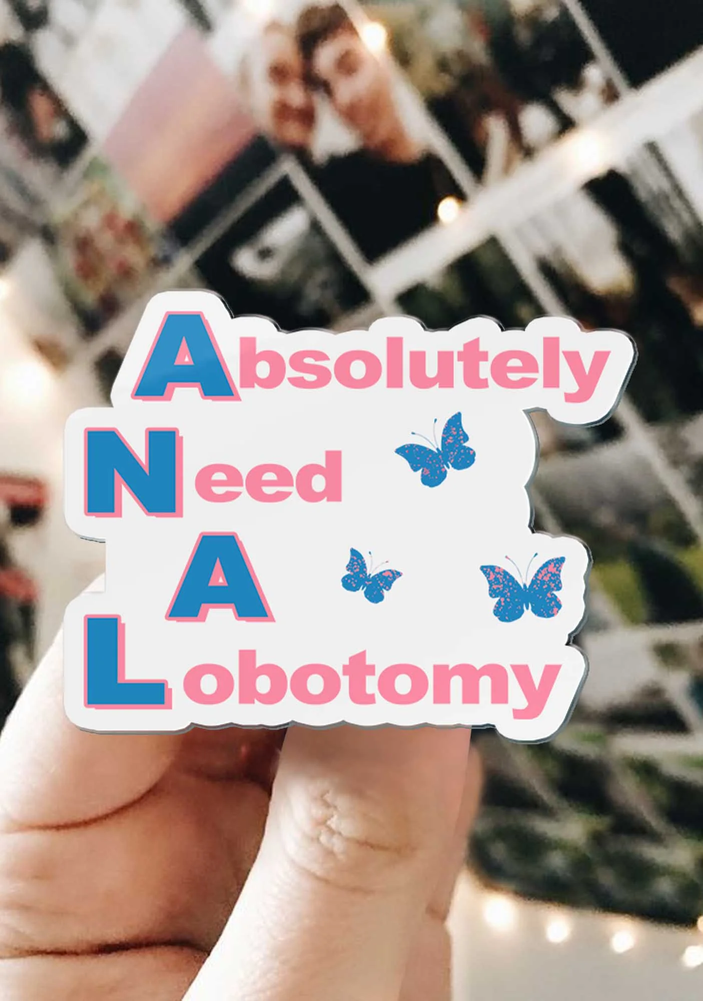Absolutely Need A Lobotomy 1Pc Y2K Pin Cherrykitten - Image 3