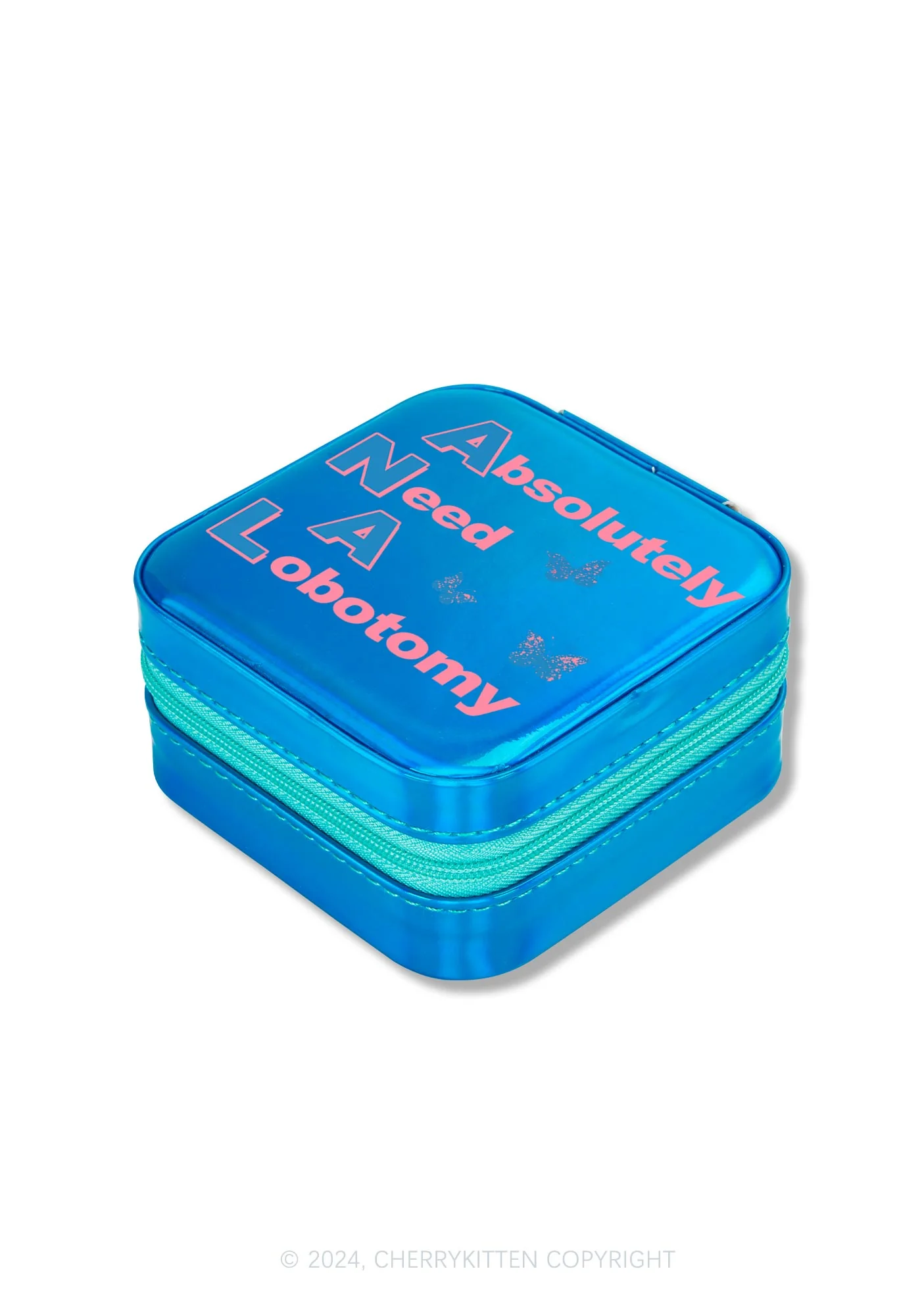 Absolutely Need A Lobotomy Y2K Portable Jewelry Box Cherrykitten - Image 2