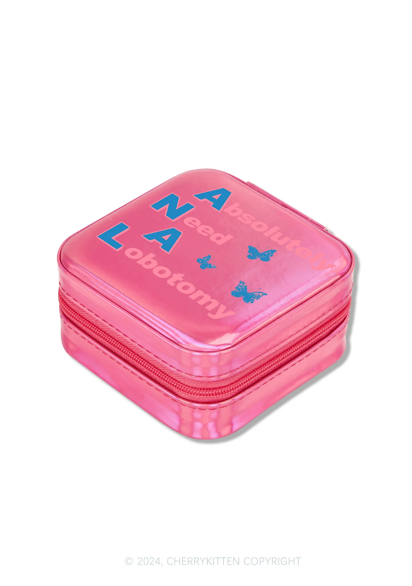 Absolutely Need A Lobotomy Y2K Portable Jewelry Box Cherrykitten - Image 3