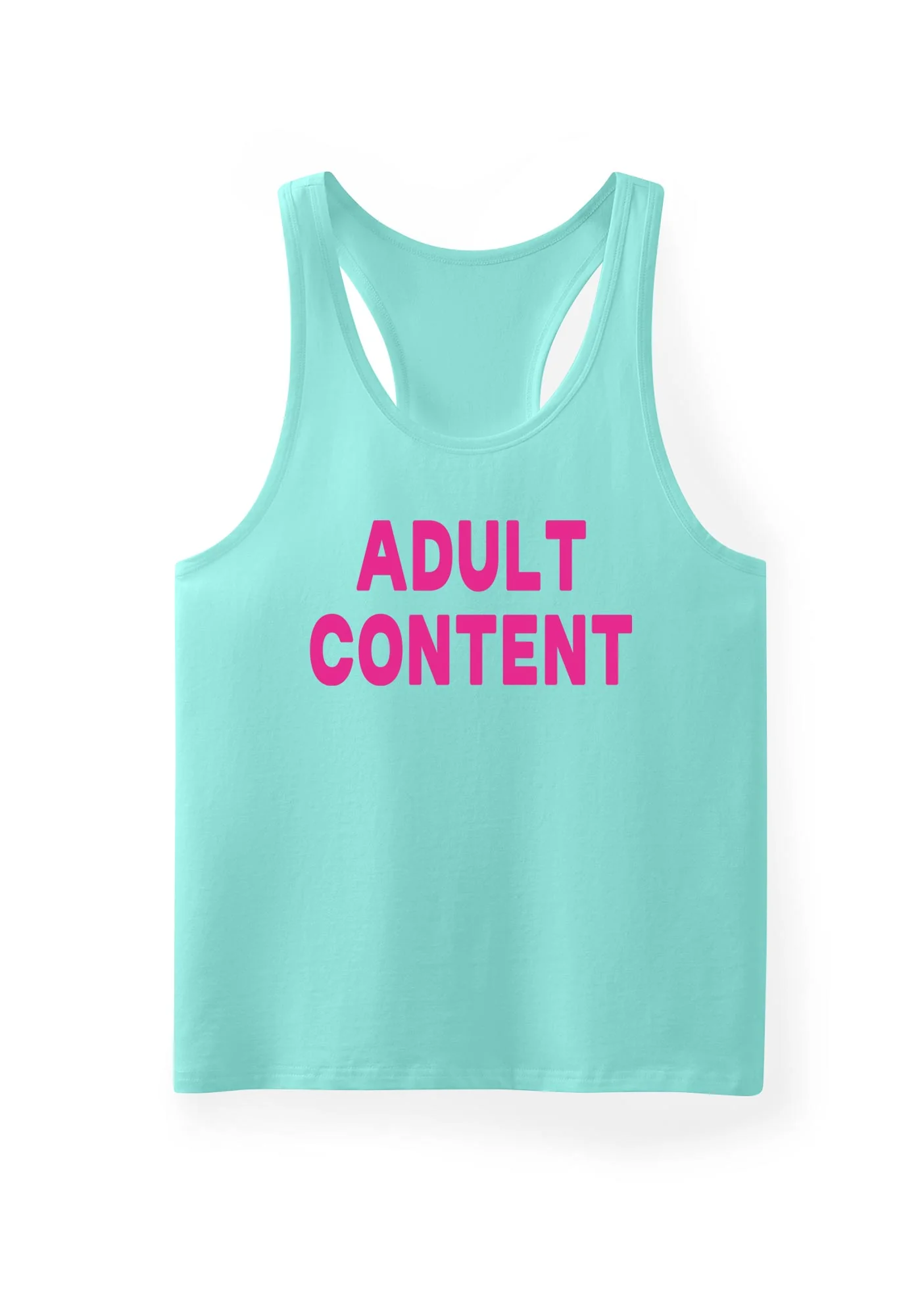 Adult Content Y2K Men Racerback Tank Top Cherrykitten - Image 11