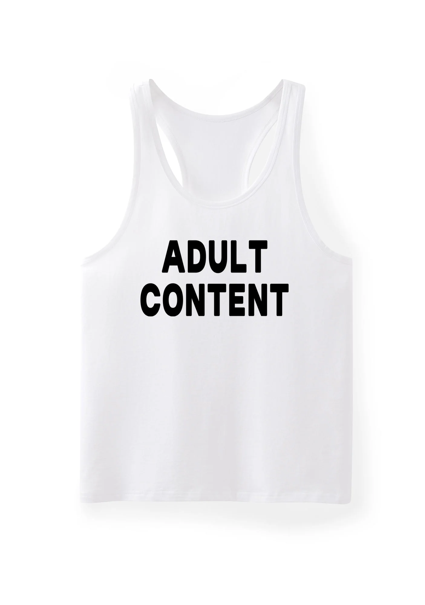 Adult Content Y2K Men Racerback Tank Top Cherrykitten - Image 5