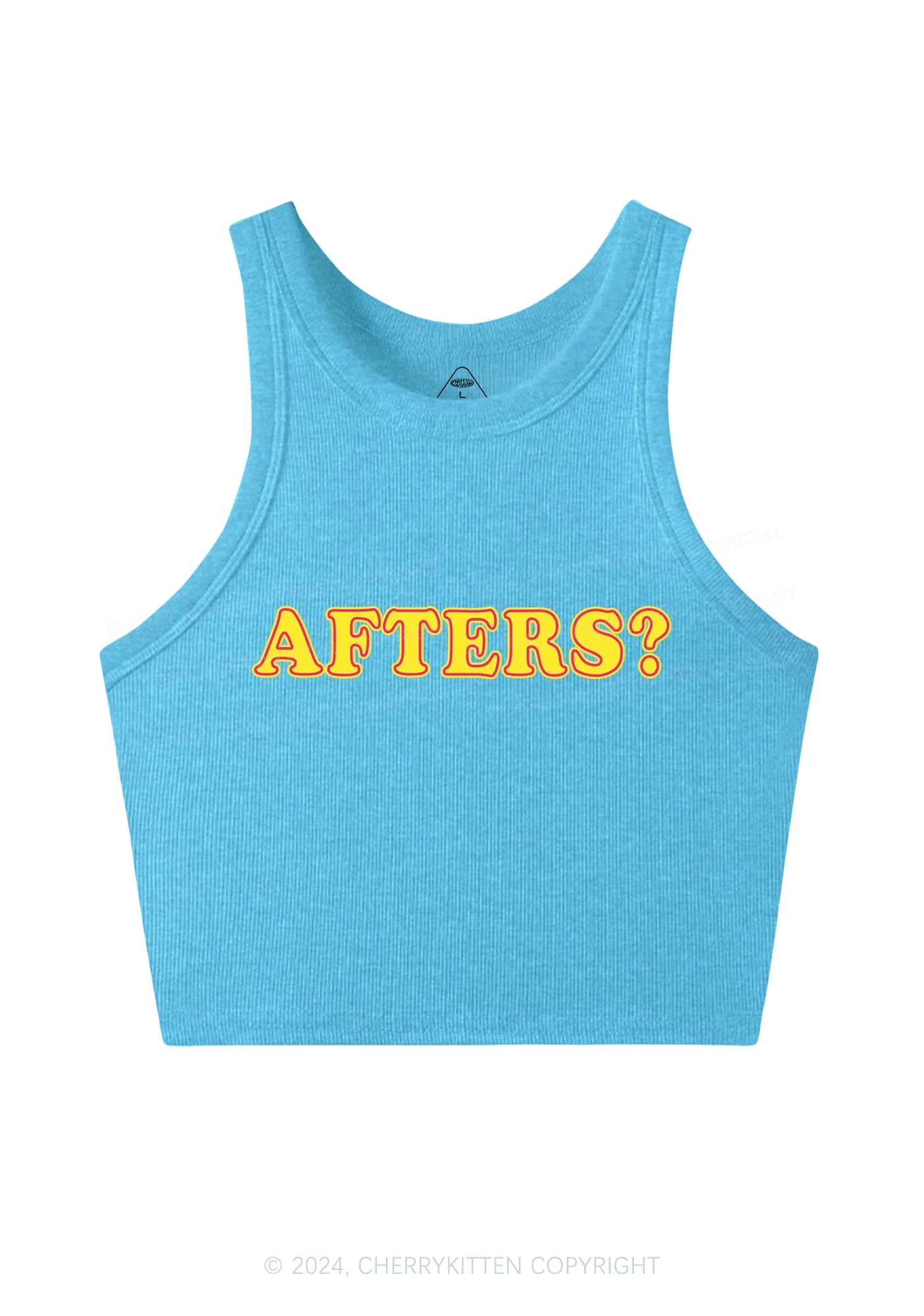 Afters Y2K Crop Tank Top Cherrykitten - Image 3