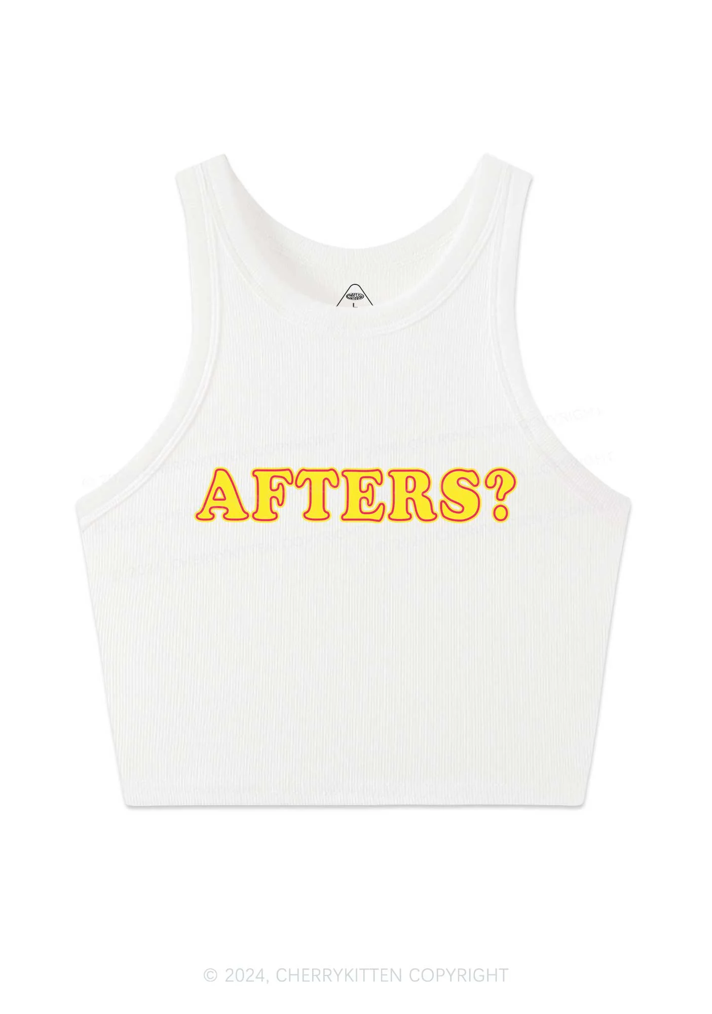 Afters Y2K Crop Tank Top Cherrykitten - Image 4