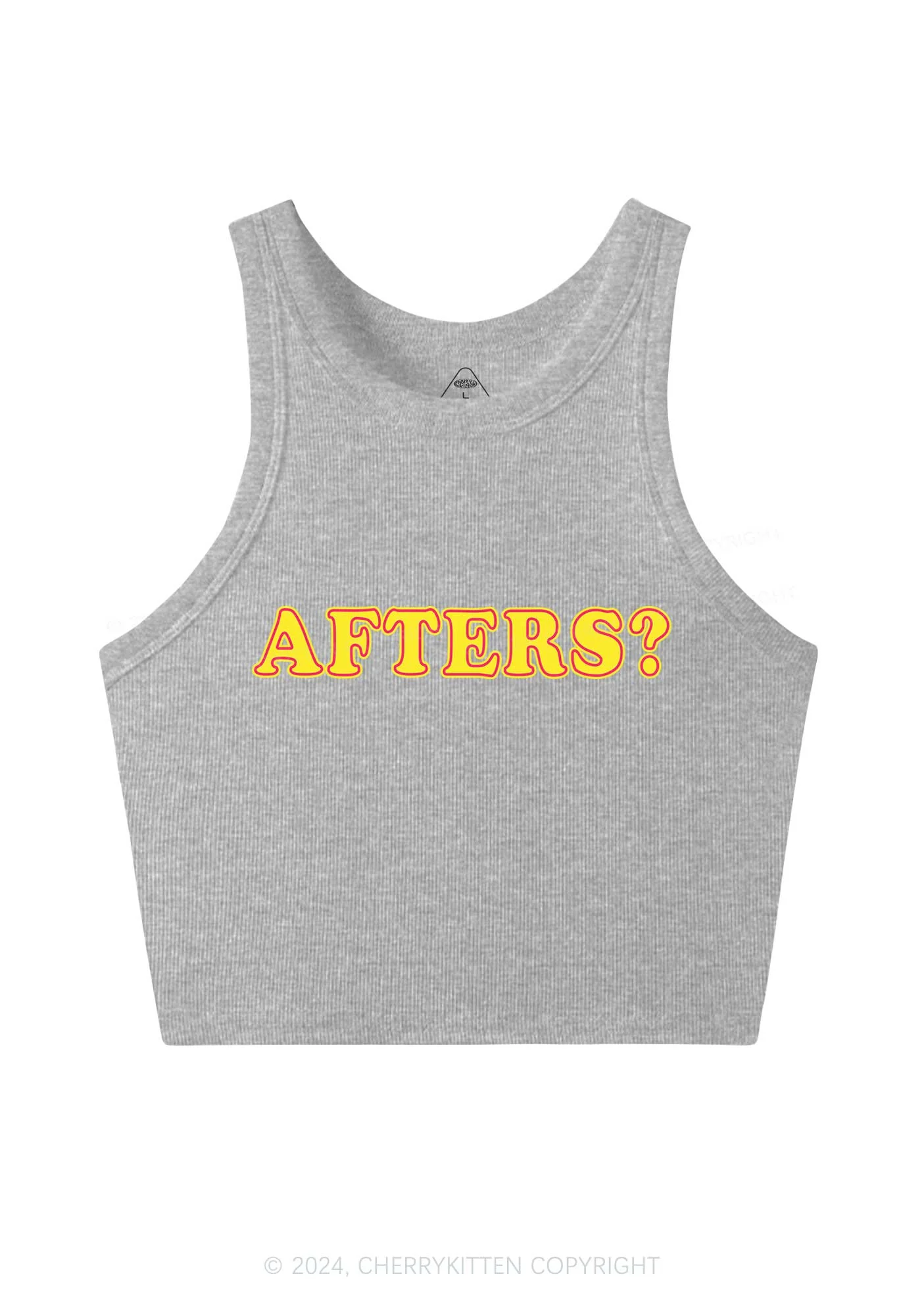 Afters Y2K Crop Tank Top Cherrykitten - Image 5