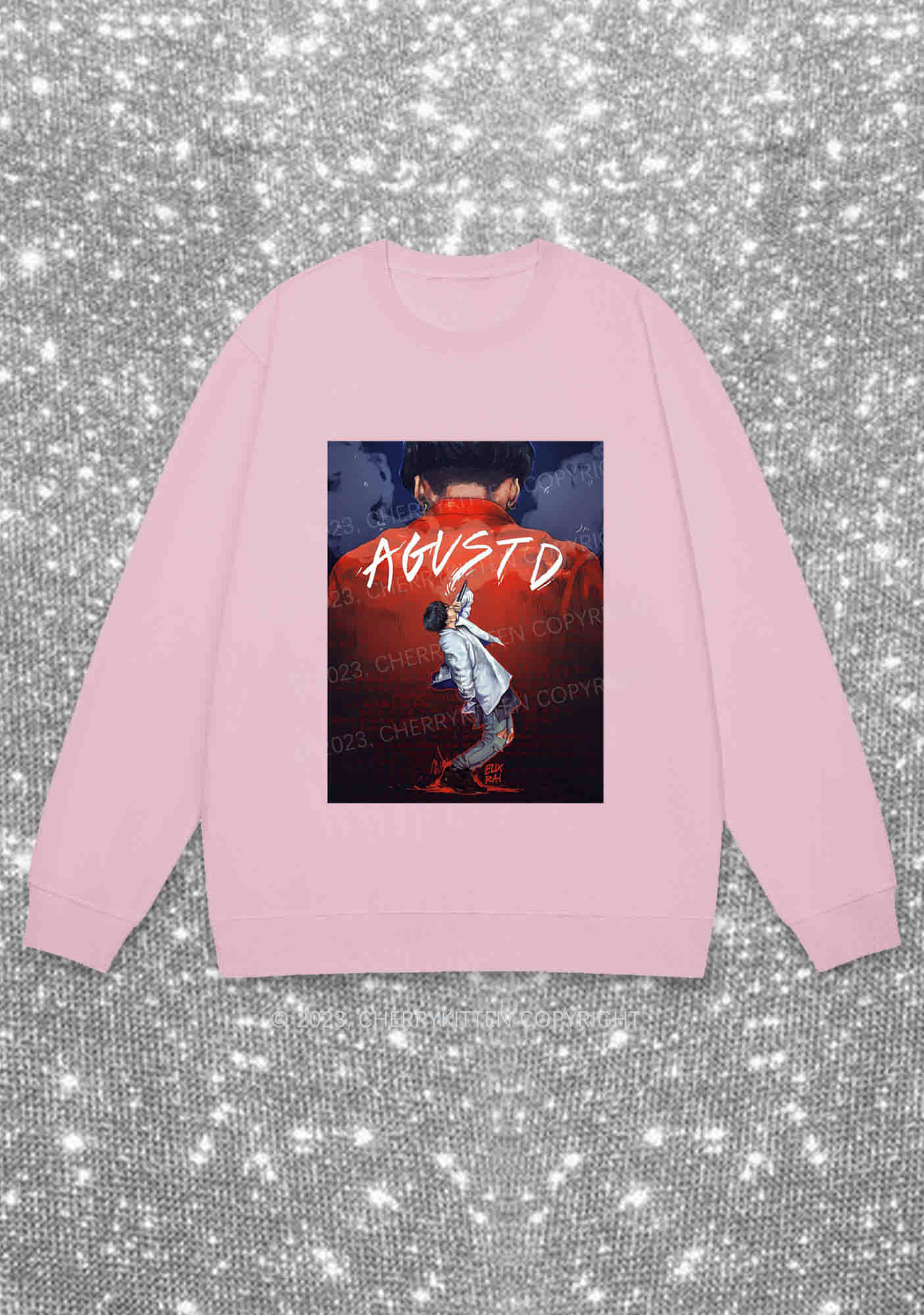Agust D Kpop Y2K Sweatshirt Cherrykitten - Image 5