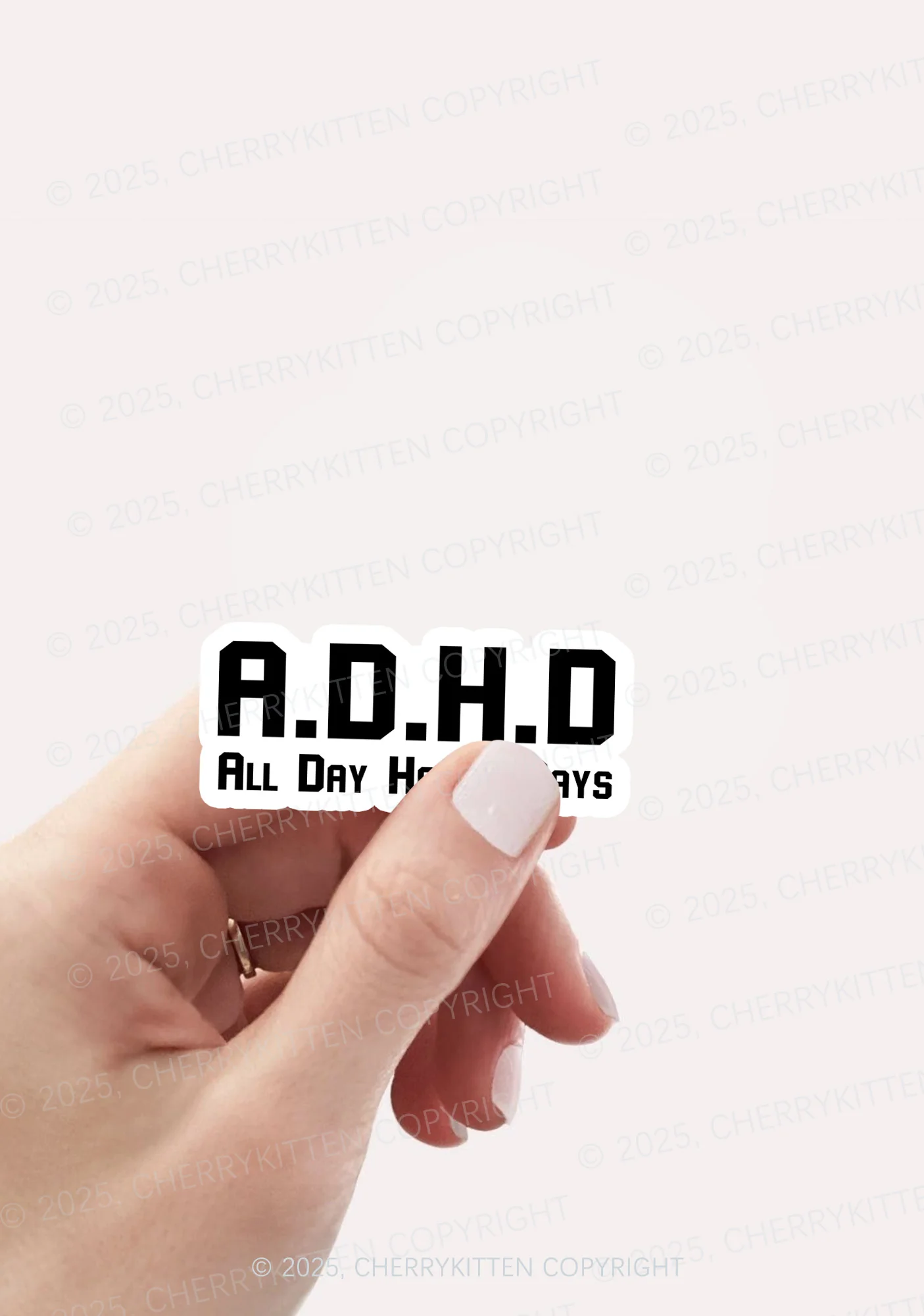 All Day Happy Days 1Pc Y2K Sticker Cherrykitten - Image 2