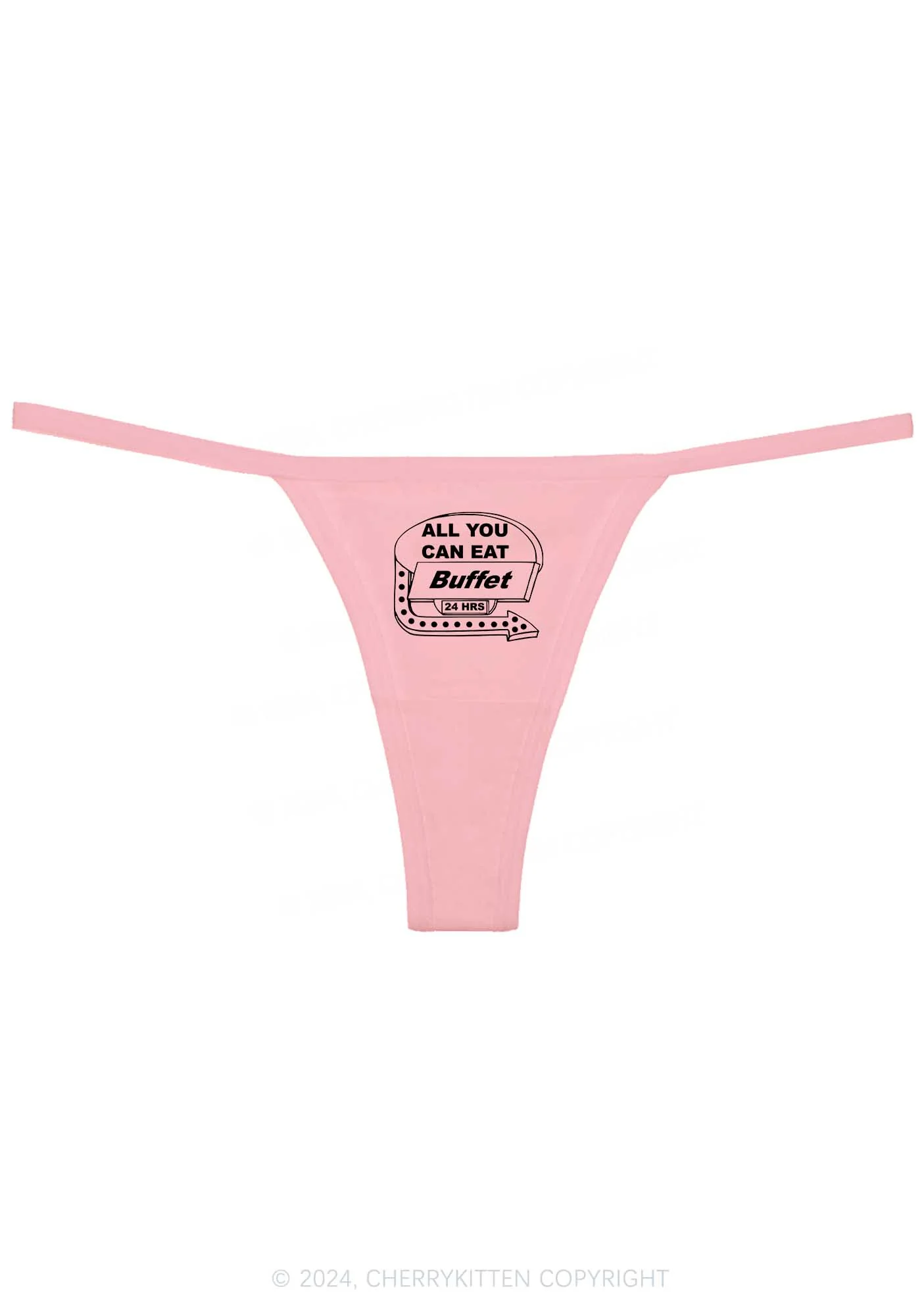 All You Can Eat Buffet Y2K Flat String Thong Cherrykitten - Image 6