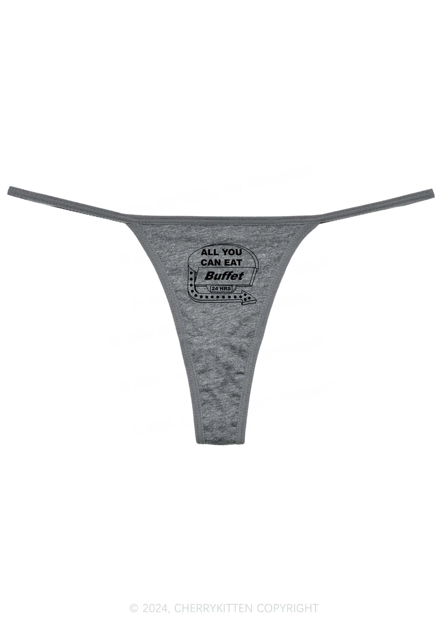 All You Can Eat Buffet Y2K Flat String Thong Cherrykitten - Image 7