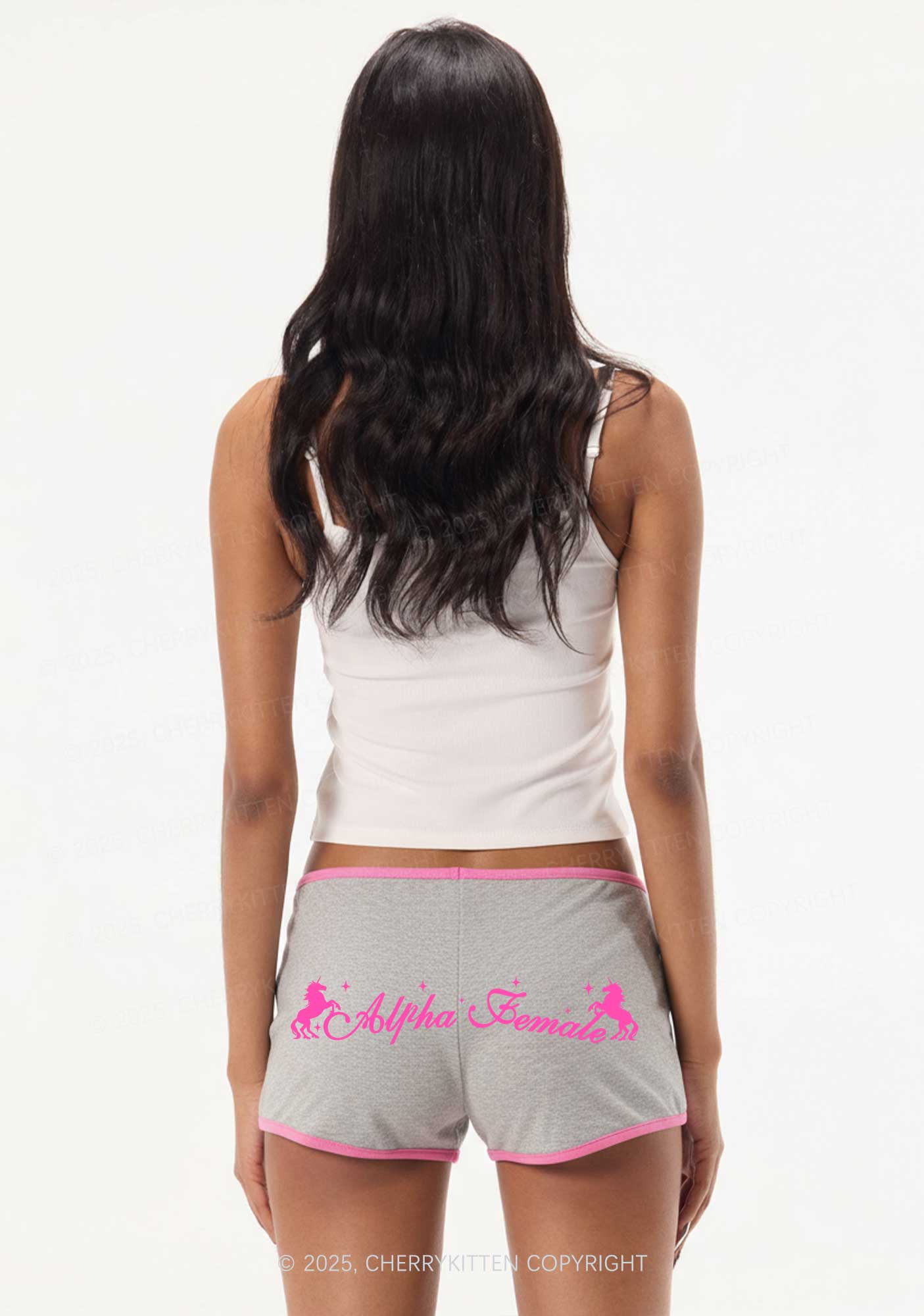 Alpha Female Y2K Booty Shorts Cherrykitten - Image 2