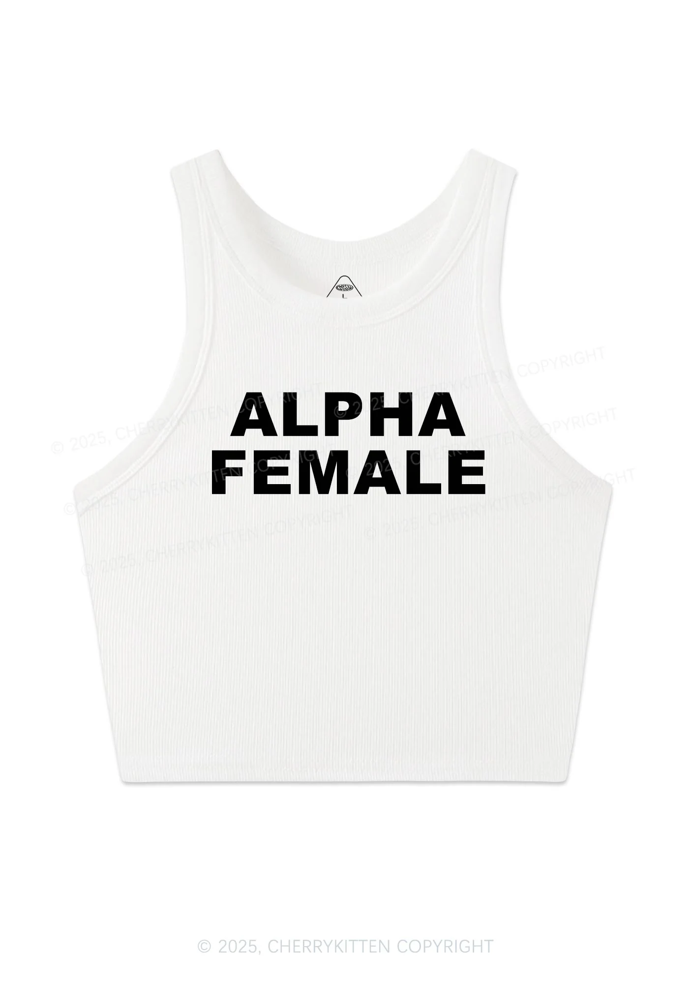 Alpha Female Y2K Crop Tank Top Cherrykitten - Image 3