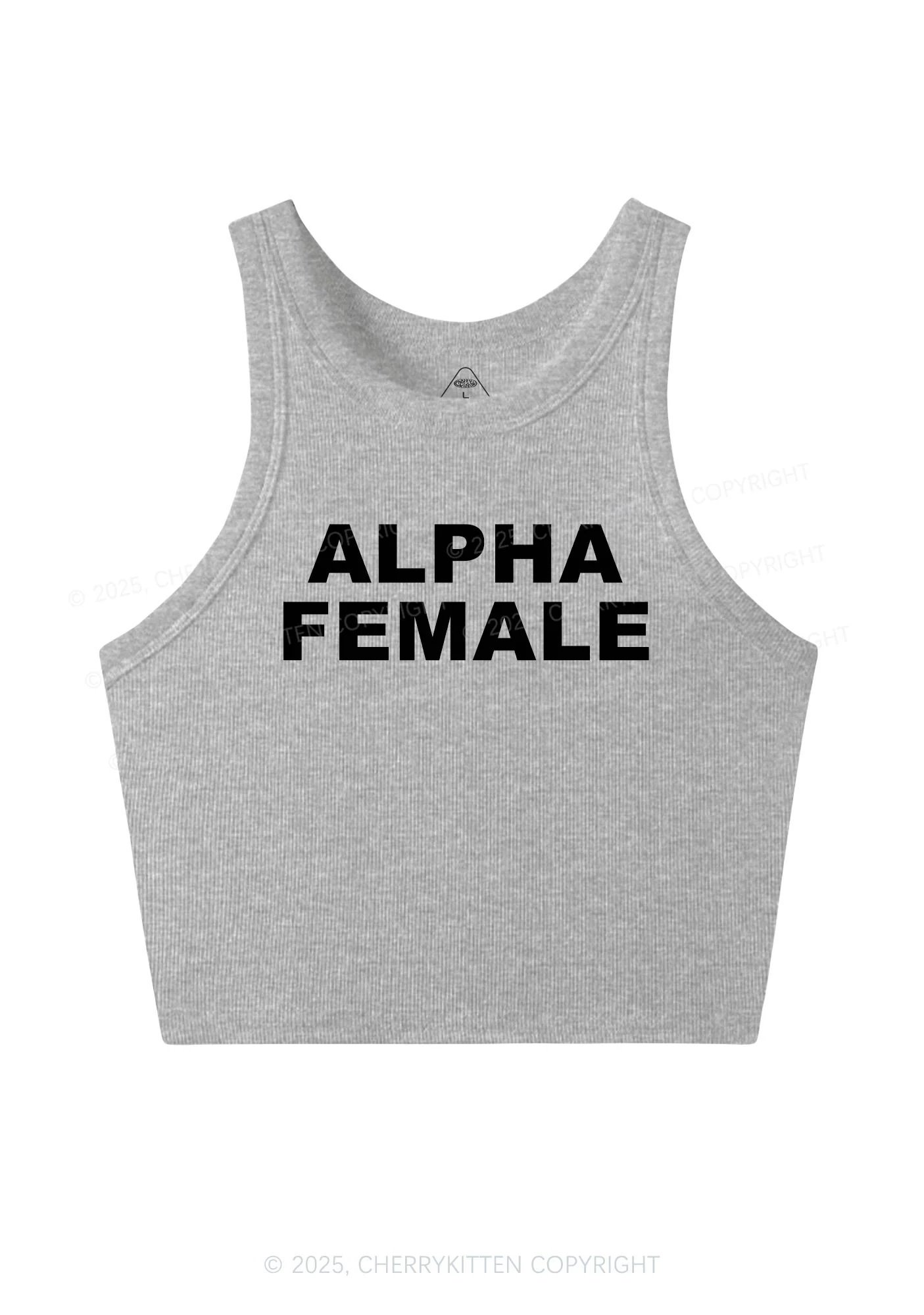 Alpha Female Y2K Crop Tank Top Cherrykitten - Image 4