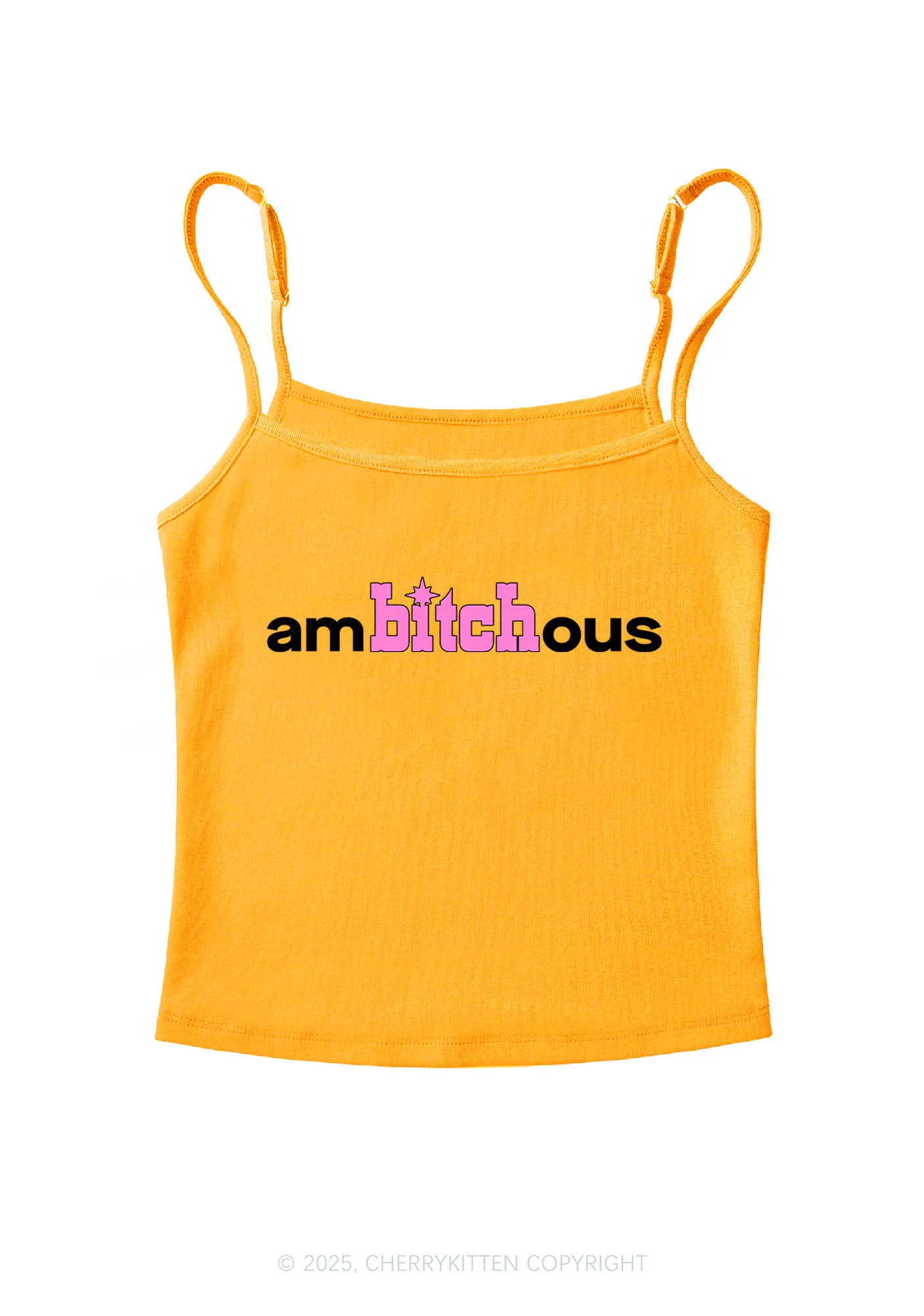 Ambxxchous Y2K Spaghetti Strap Cami Cherrykitten - Image 5