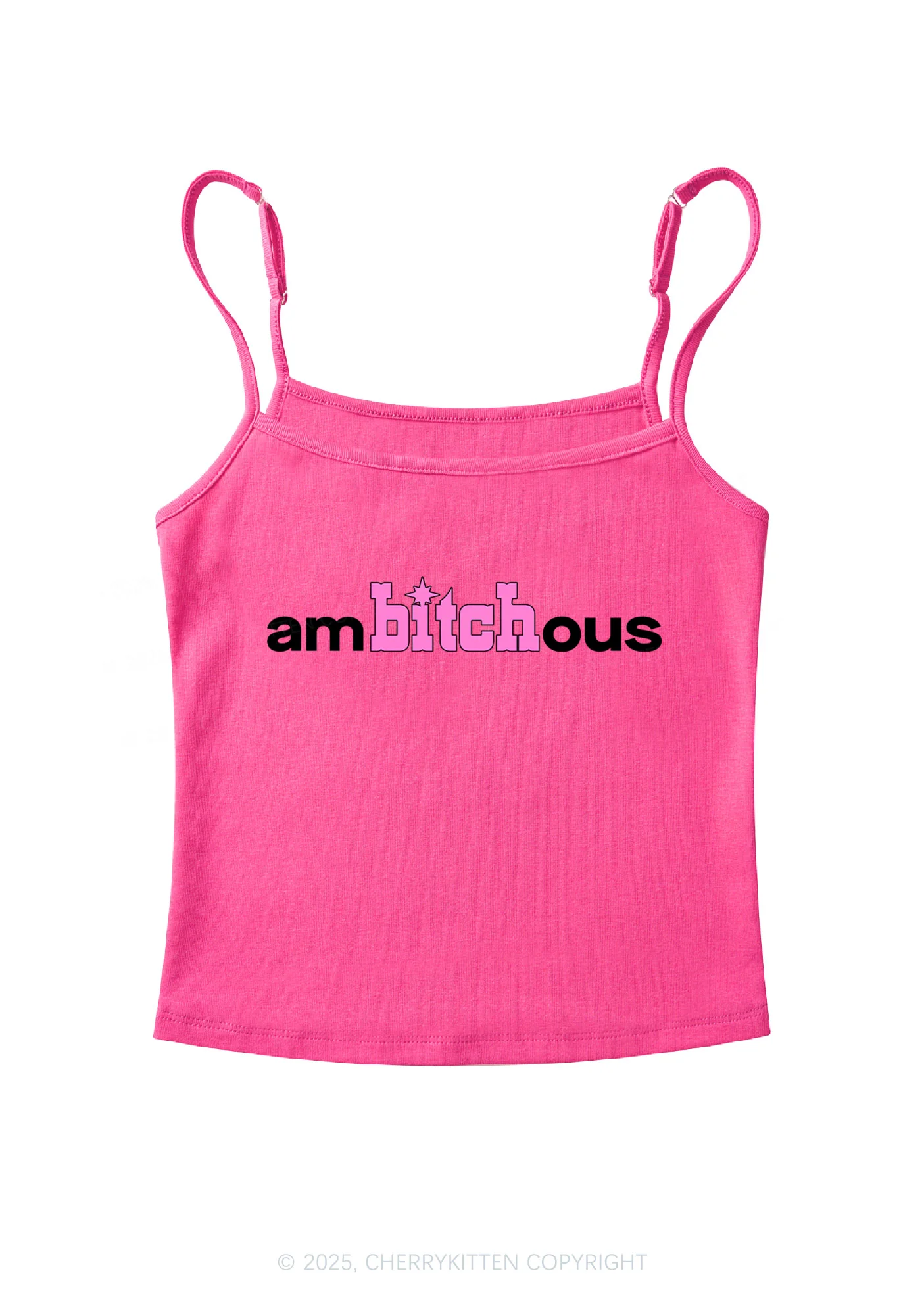 Ambxxchous Y2K Spaghetti Strap Cami Cherrykitten - Image 6