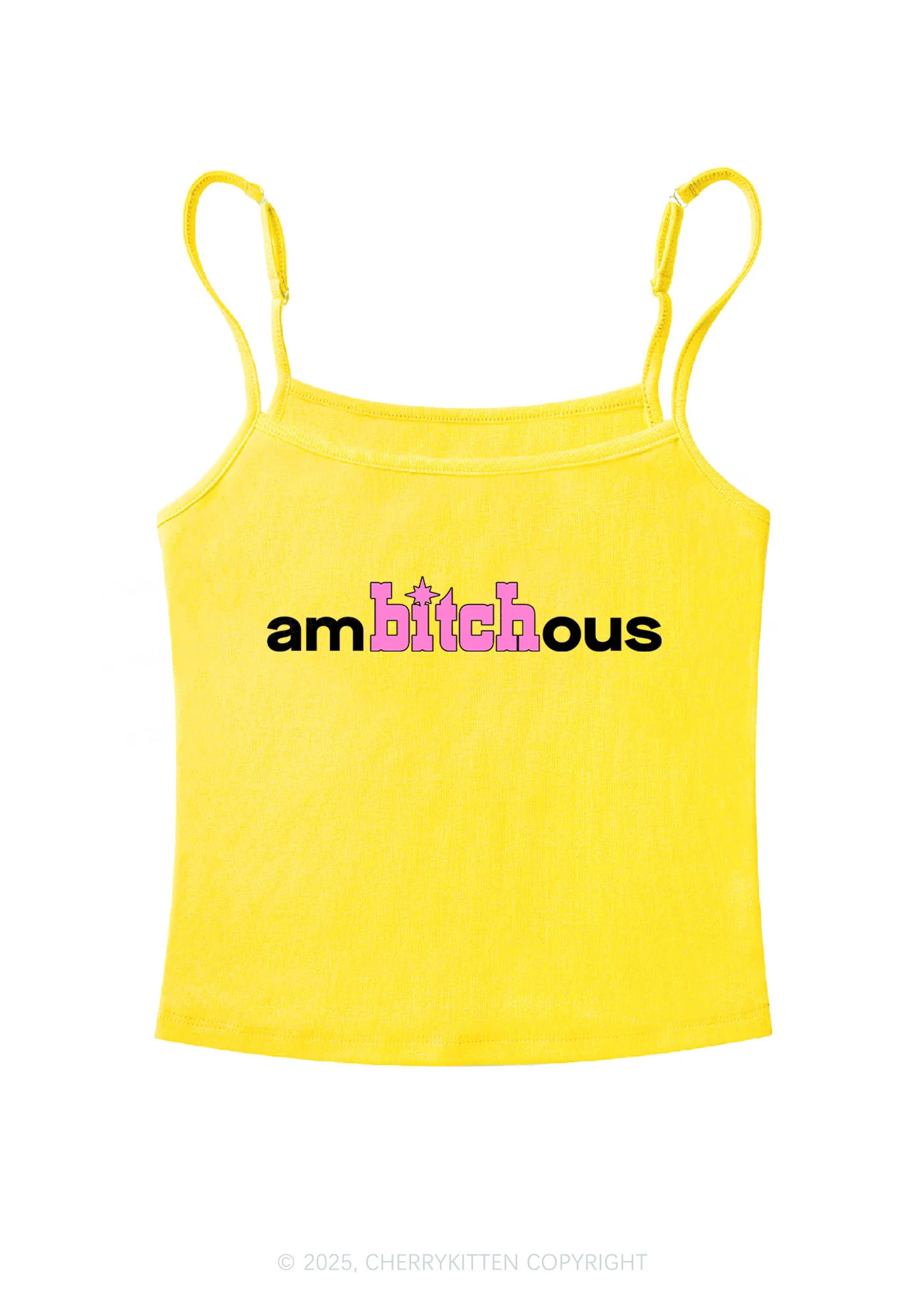 Ambxxchous Y2K Spaghetti Strap Cami Cherrykitten - Image 7