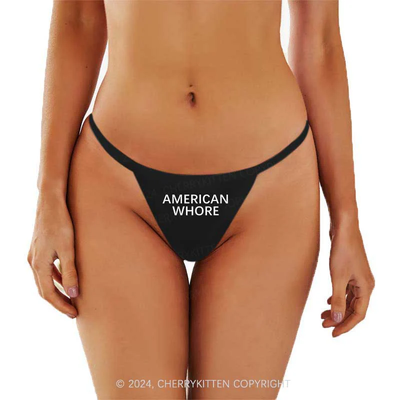 American Hore Y2K Flat String Thong Cherrykitten - Image 3