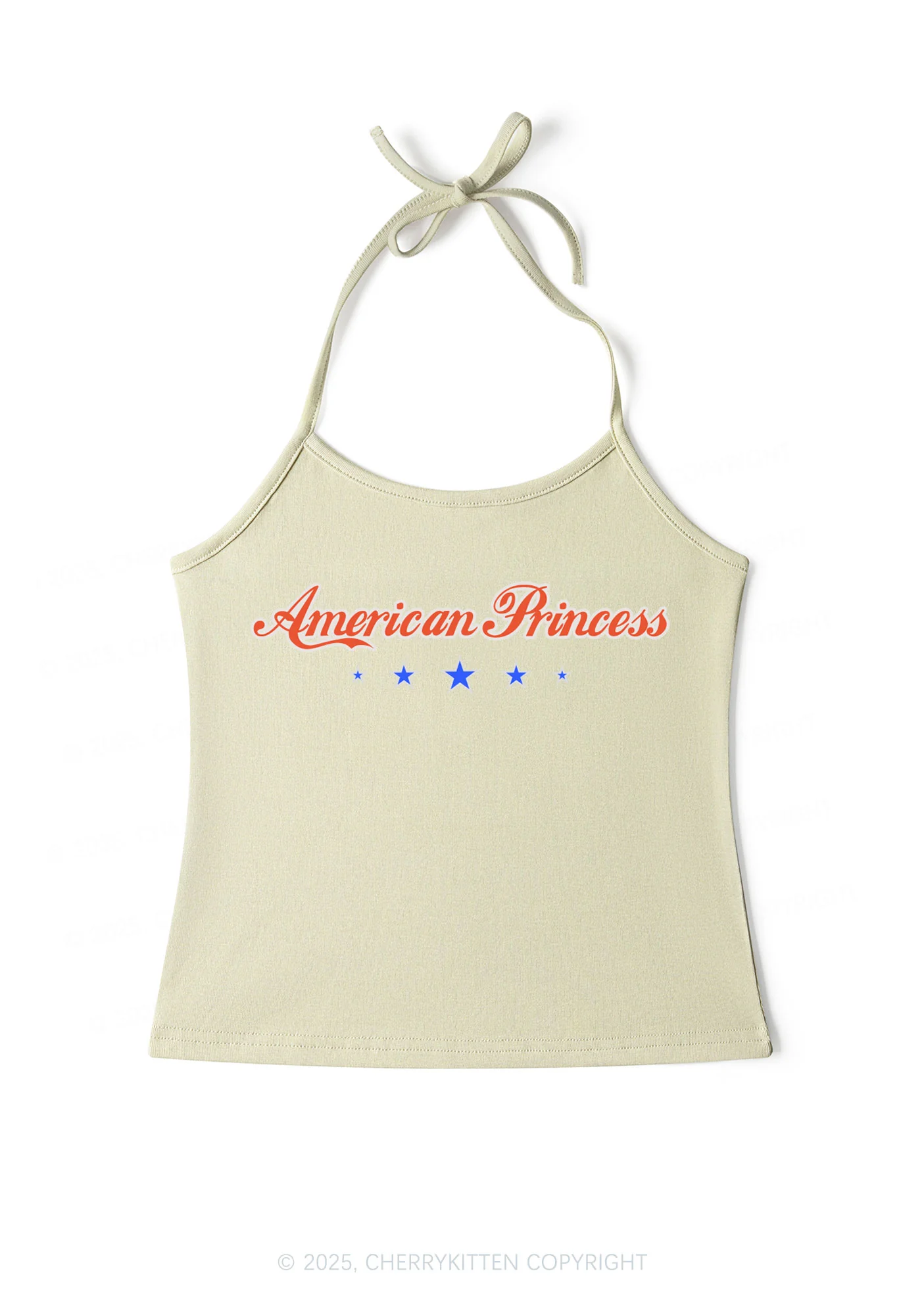 American Princess Y2K Halter Neck Cami Cherrykitten - Image 6