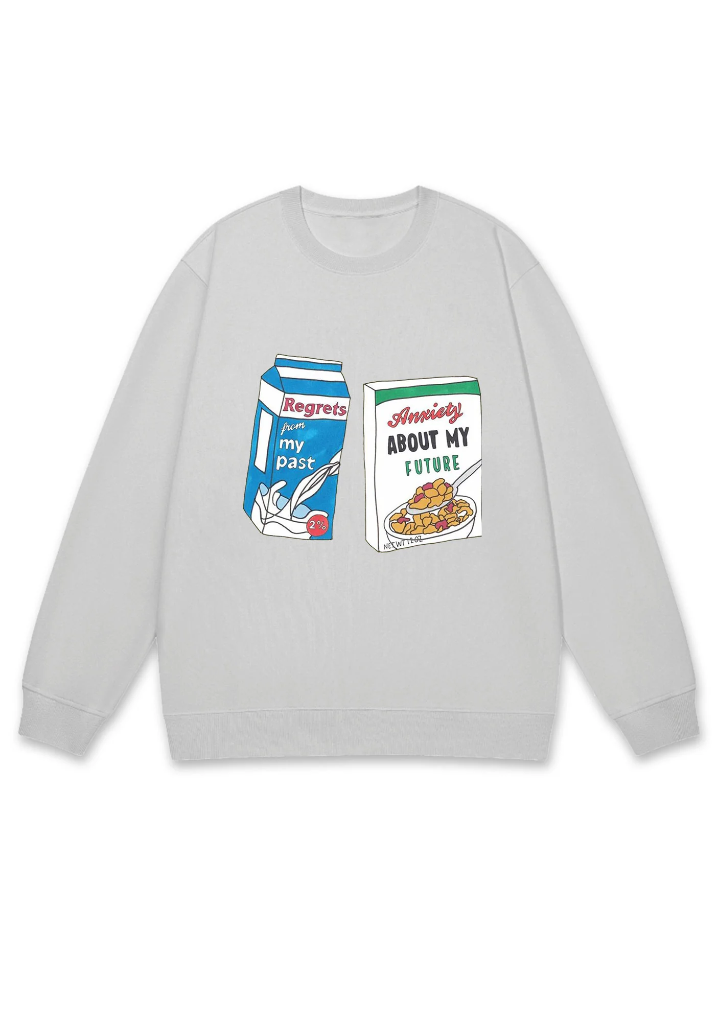 Anxiety About My Future Y2K Sweatshirt - Image 2