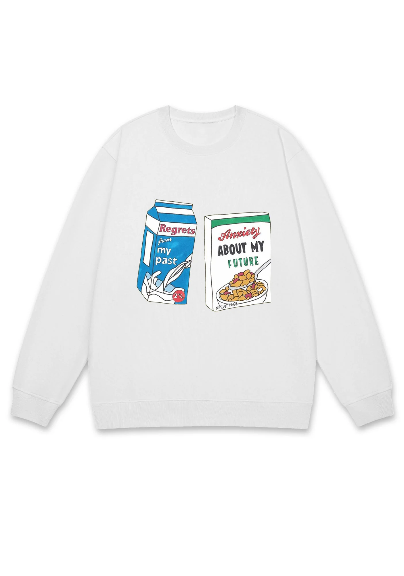 Anxiety About My Future Y2K Sweatshirt - Image 3