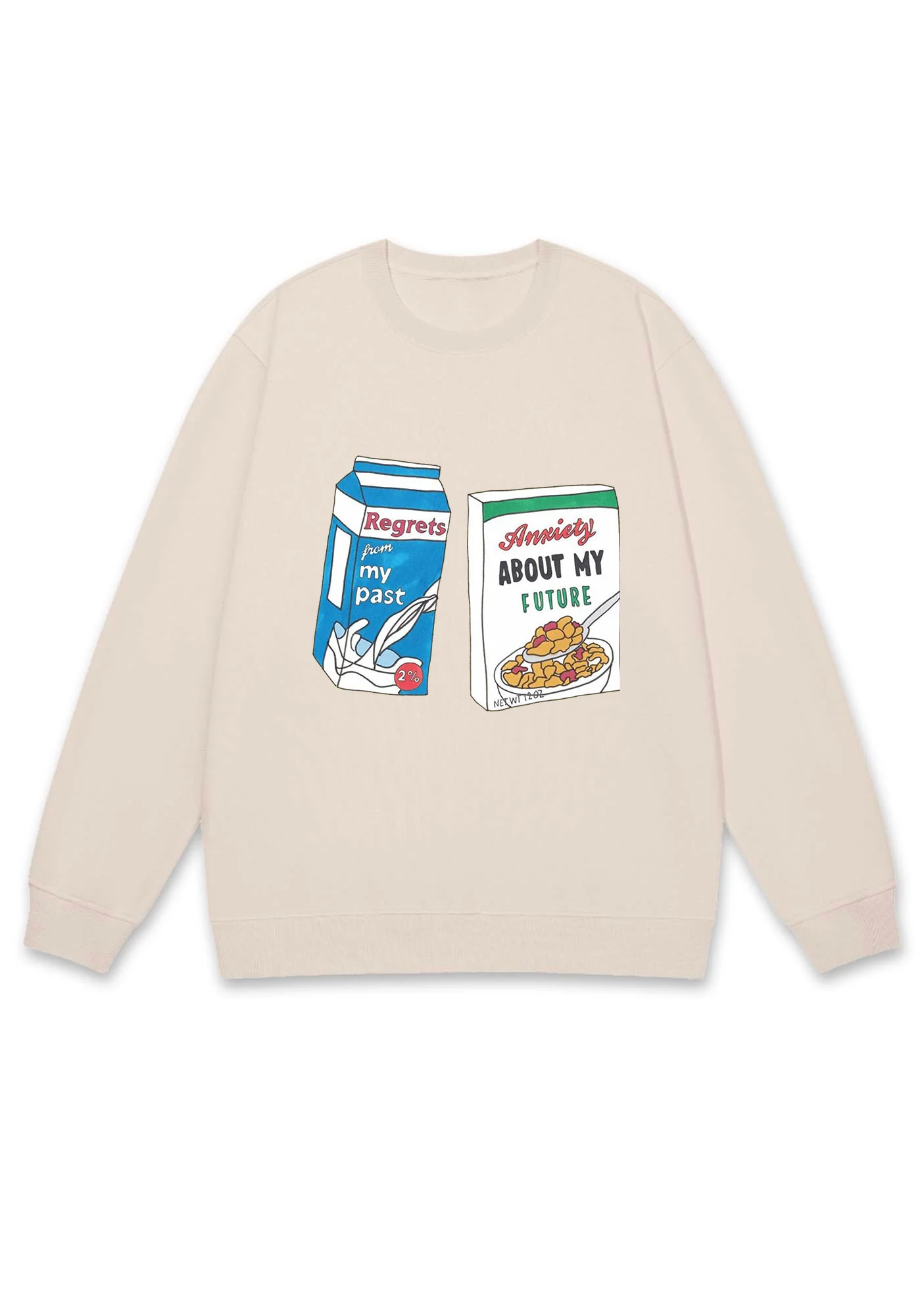 Anxiety About My Future Y2K Sweatshirt - Image 4