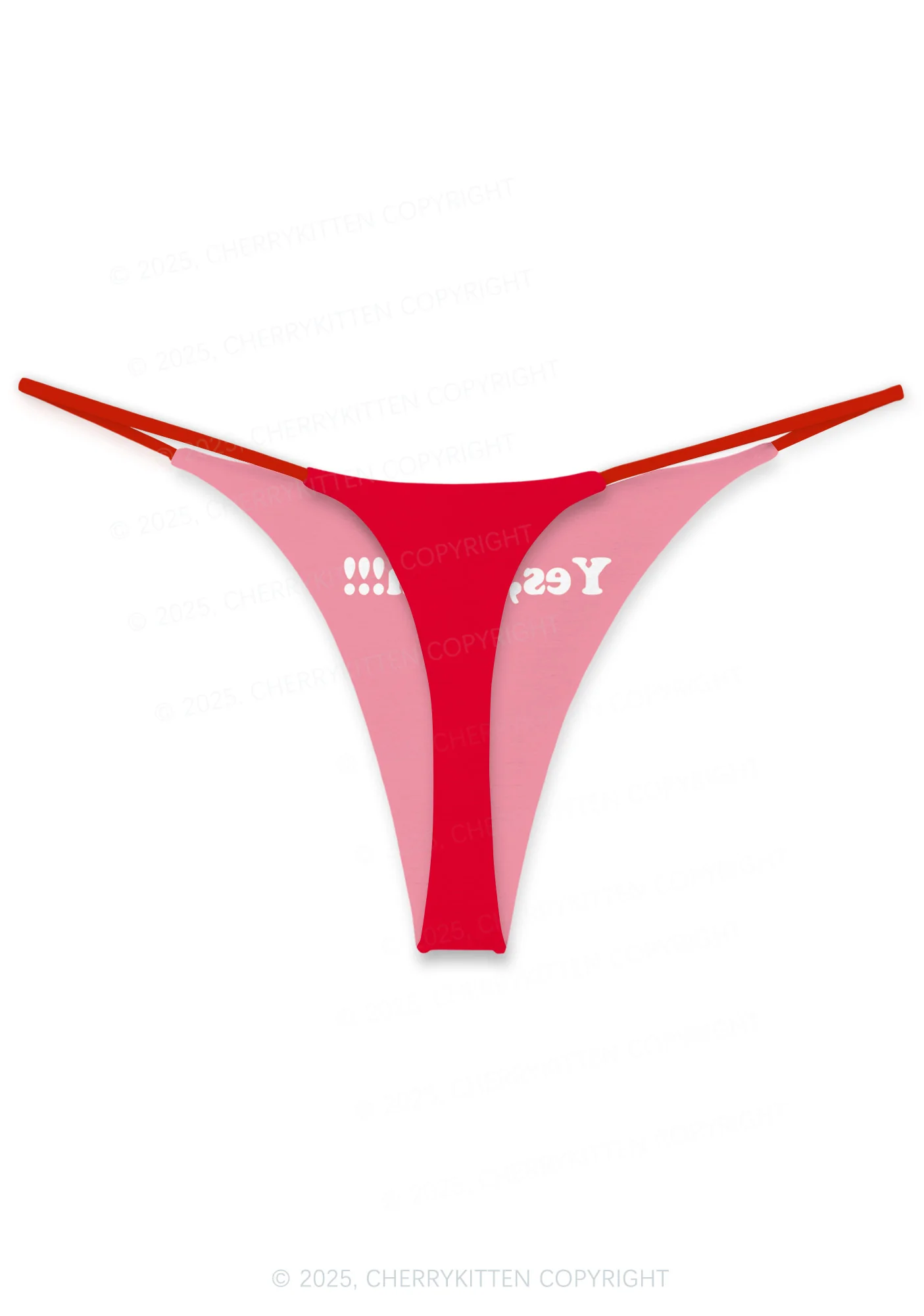 Are You Hungry Valentine's Day Y2K Print Couples Boxer Thong Set Cherrykitten - Image 3