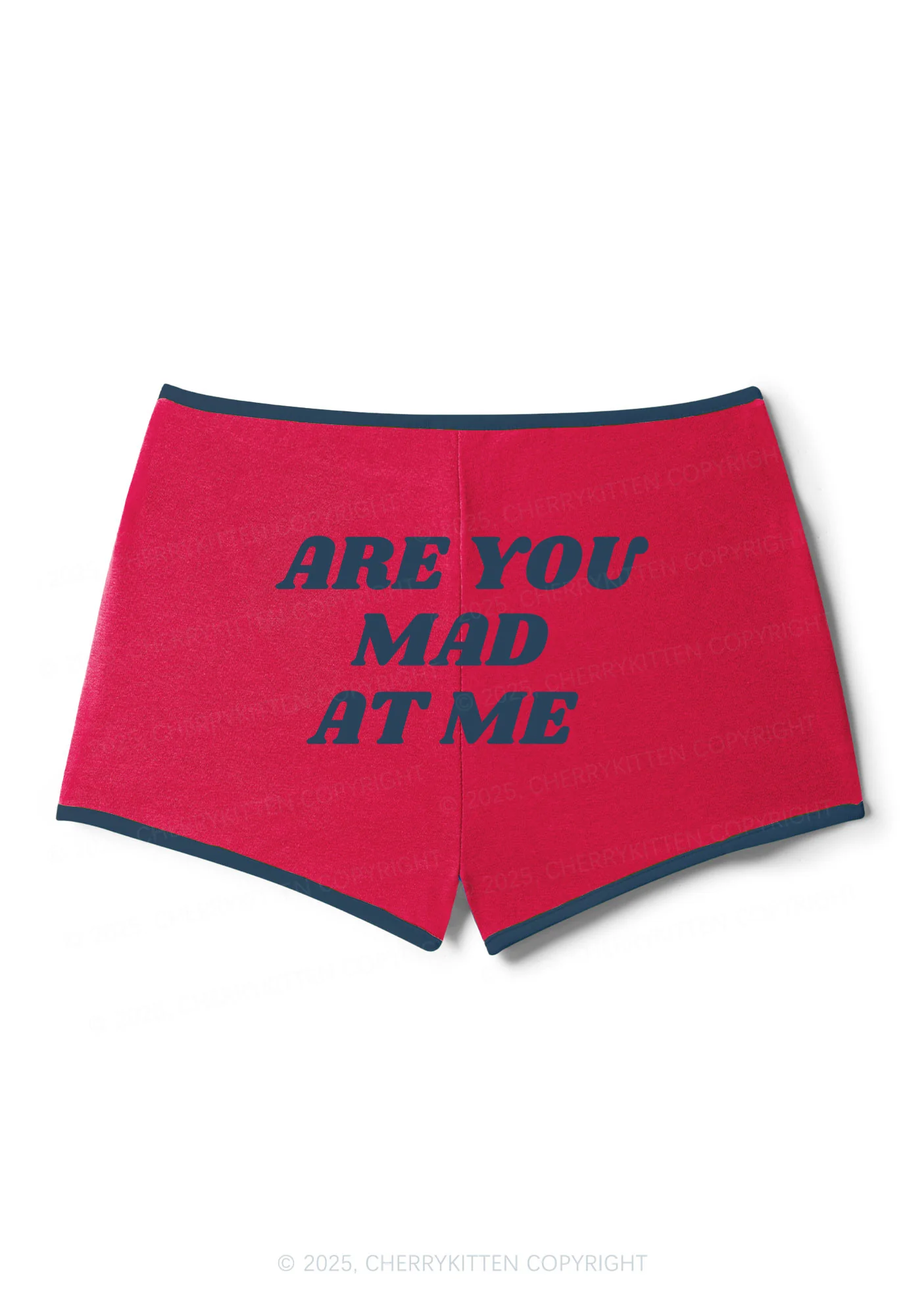 Are You Mad At Me Y2K Contrast Mini Shorts Cherrykitten - Image 3