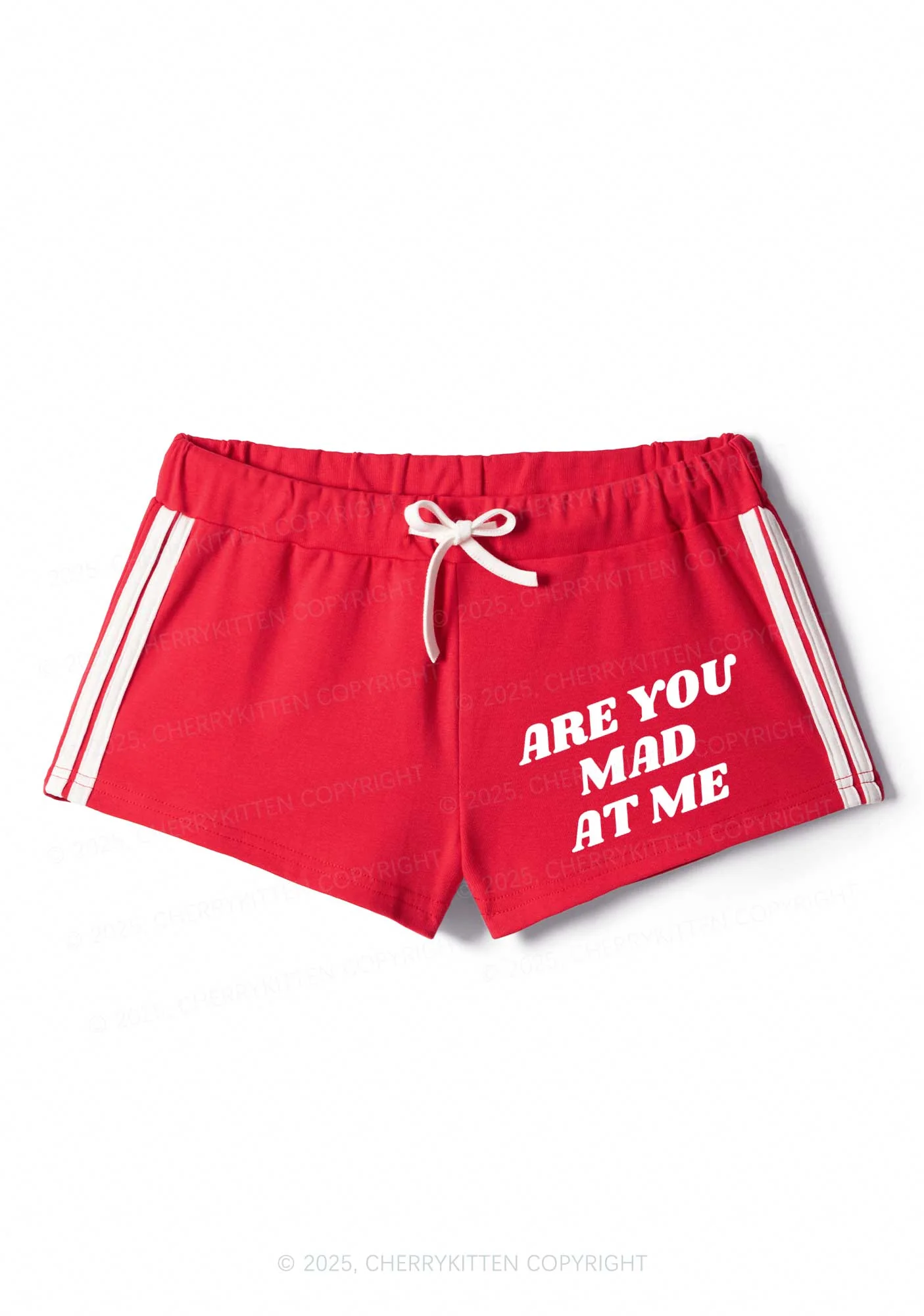 Are You Mad At Me Y2K Drawstring Mini Shorts Cherrykitten - Image 3