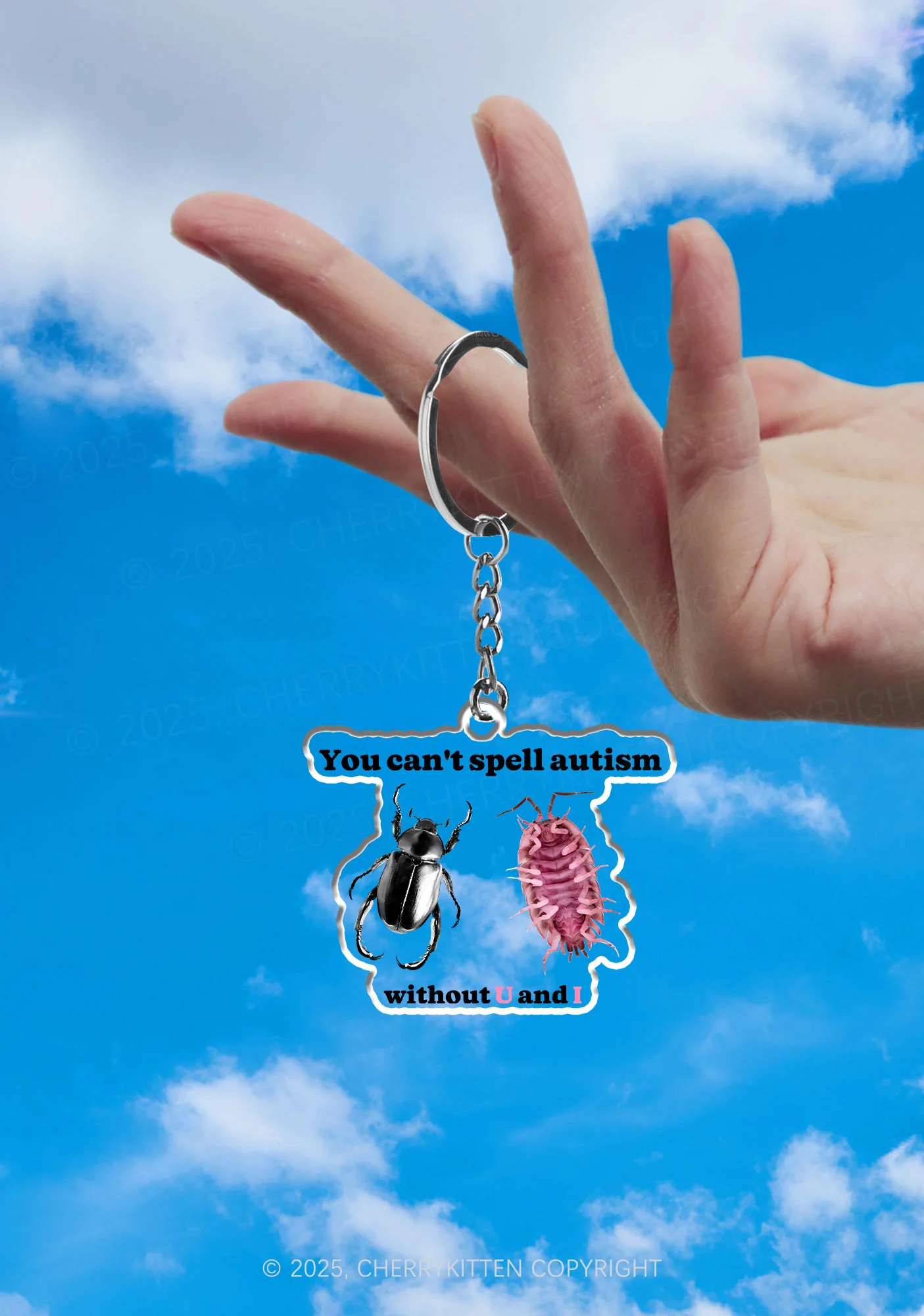 Autism Insect 1Pc Y2K Keychain Cherrykitten - Image 2