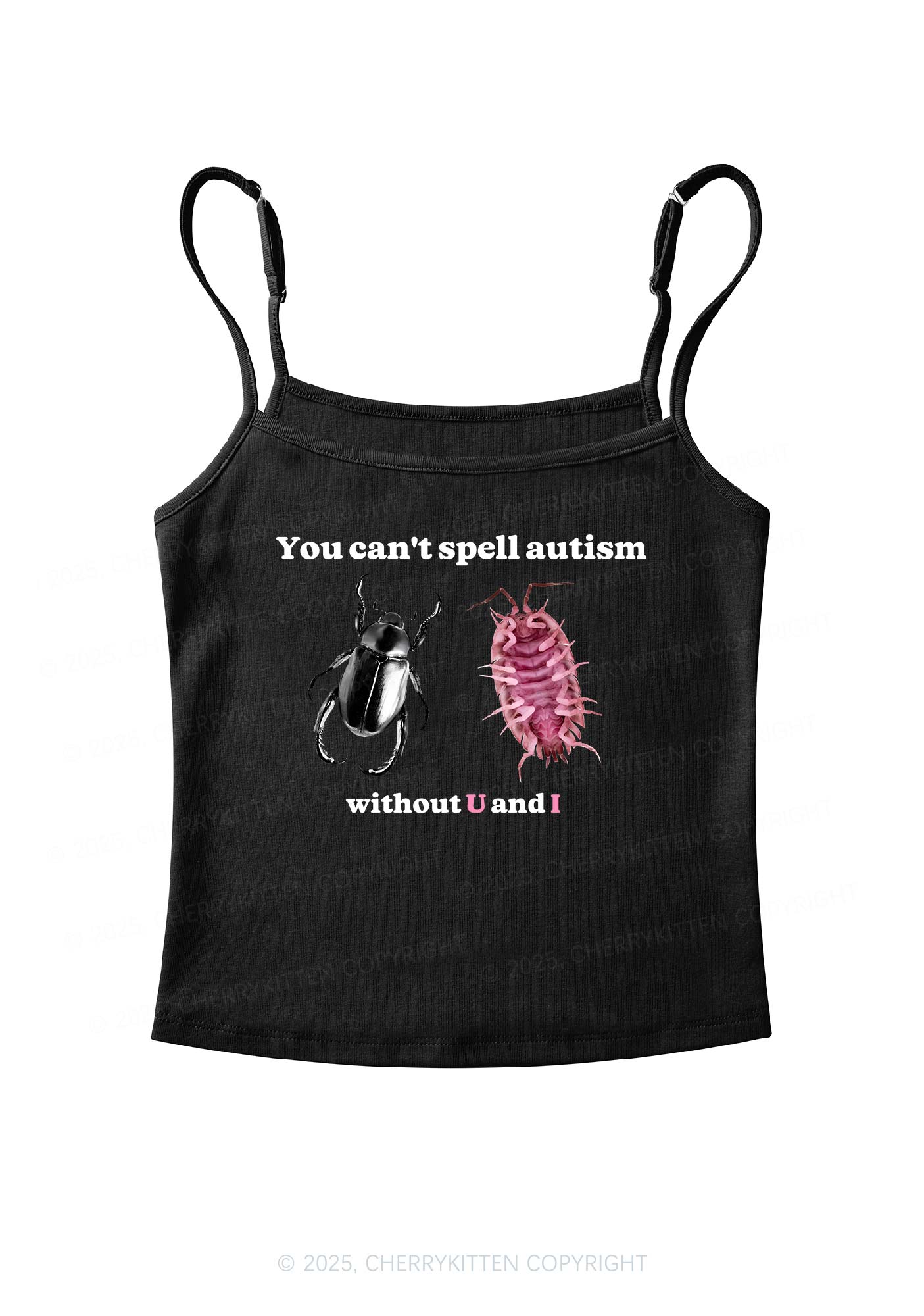 Autism Insect Y2K Spaghetti Strap Cami Cherrykitten - Image 4