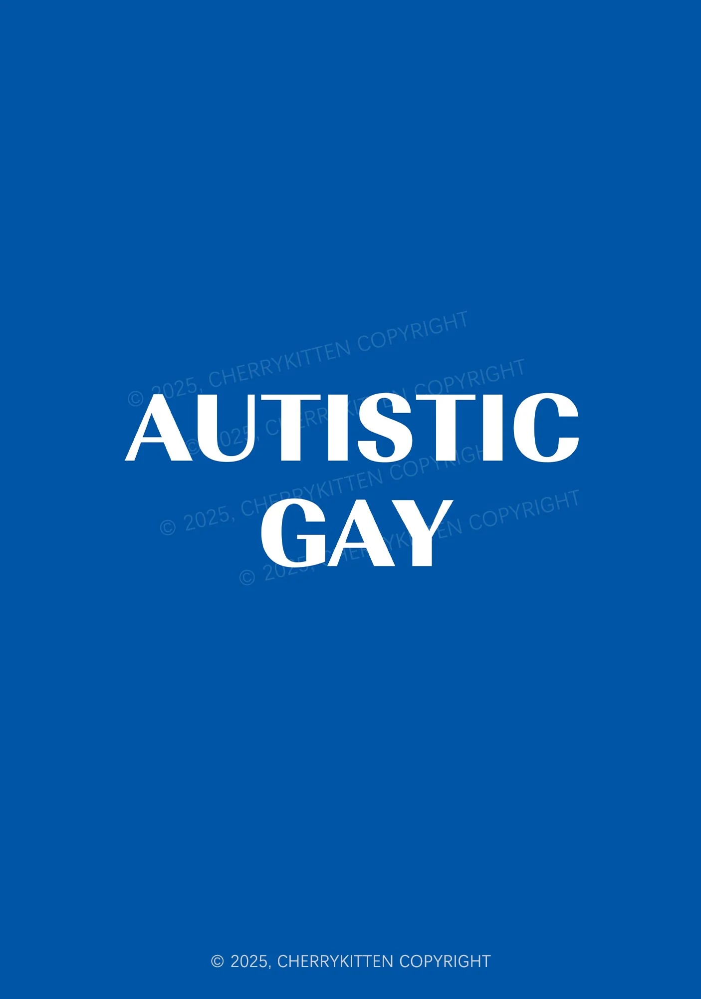 Autistic Gay Pride 1Pc Y2K Pin Badge Cherrykitten - Image 2