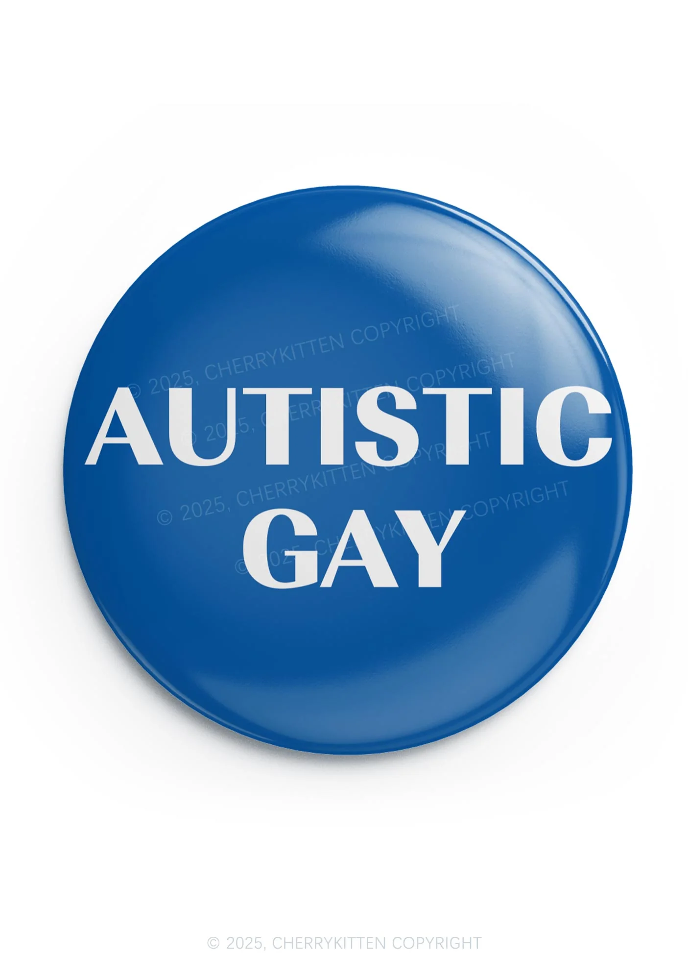 Autistic Gay Pride 1Pc Y2K Pin Badge Cherrykitten - Image 3