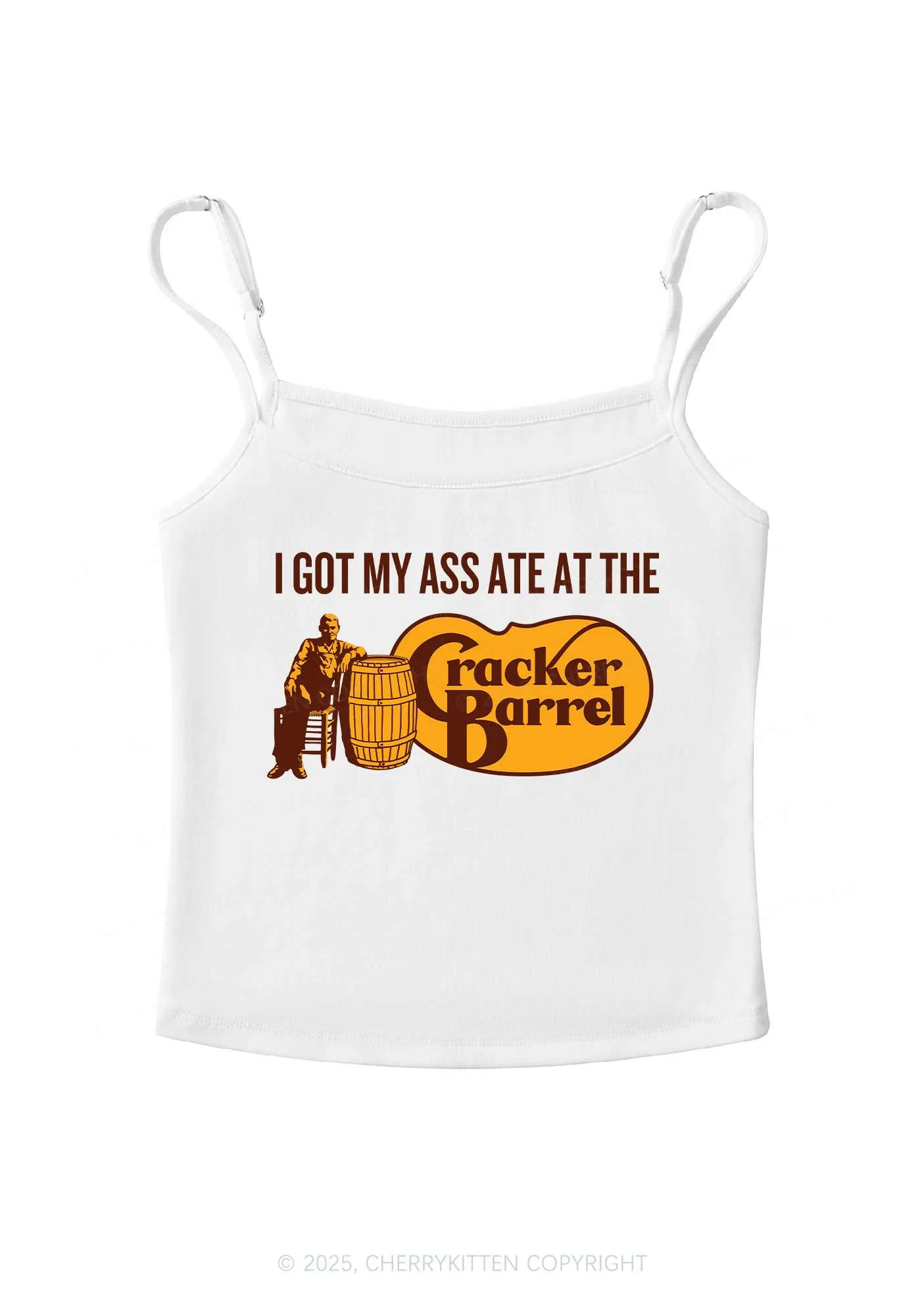Got My Axx Ate Y2K Spaghetti Strap Cami Cherrykitten - Image 4