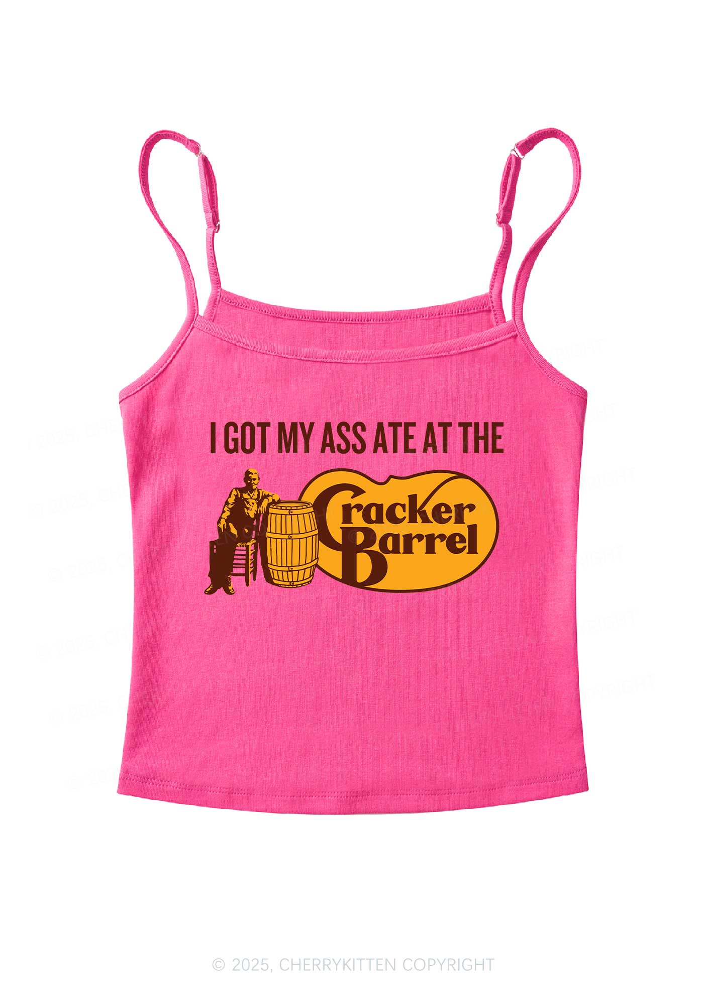 Got My Axx Ate Y2K Spaghetti Strap Cami Cherrykitten - Image 5