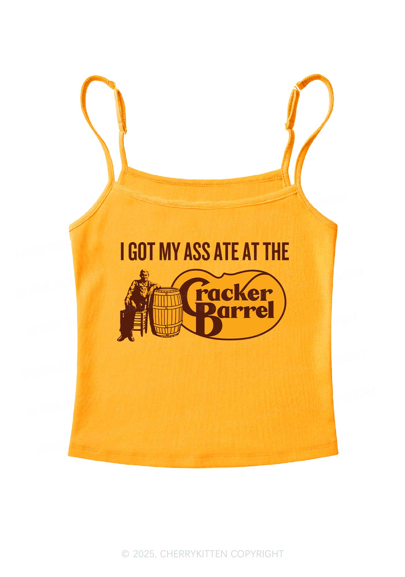 Got My Axx Ate Y2K Spaghetti Strap Cami Cherrykitten - Image 6