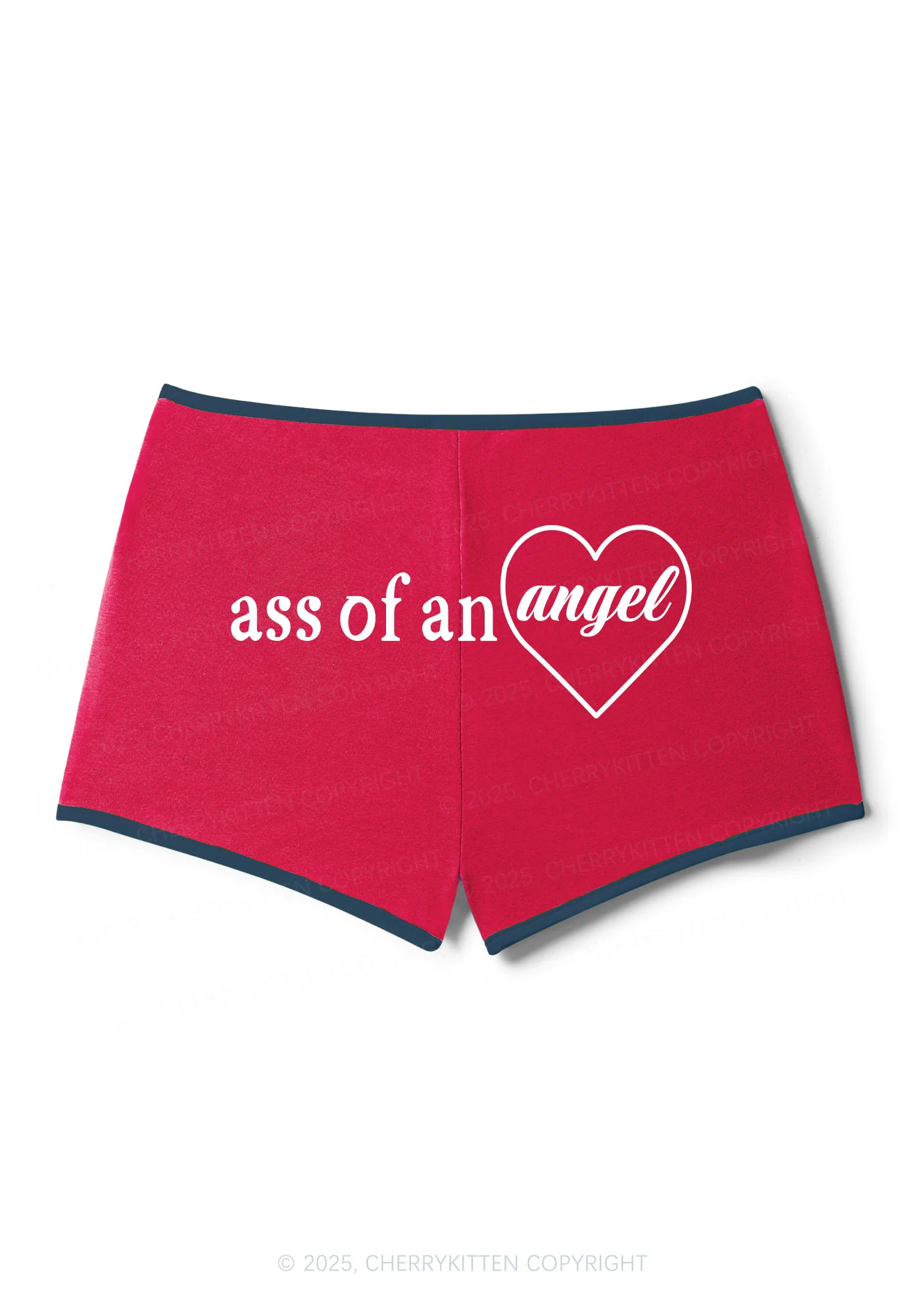 Axx Of An Angel Y2K Contrast Mini Shorts Cherrykitten - Image 2